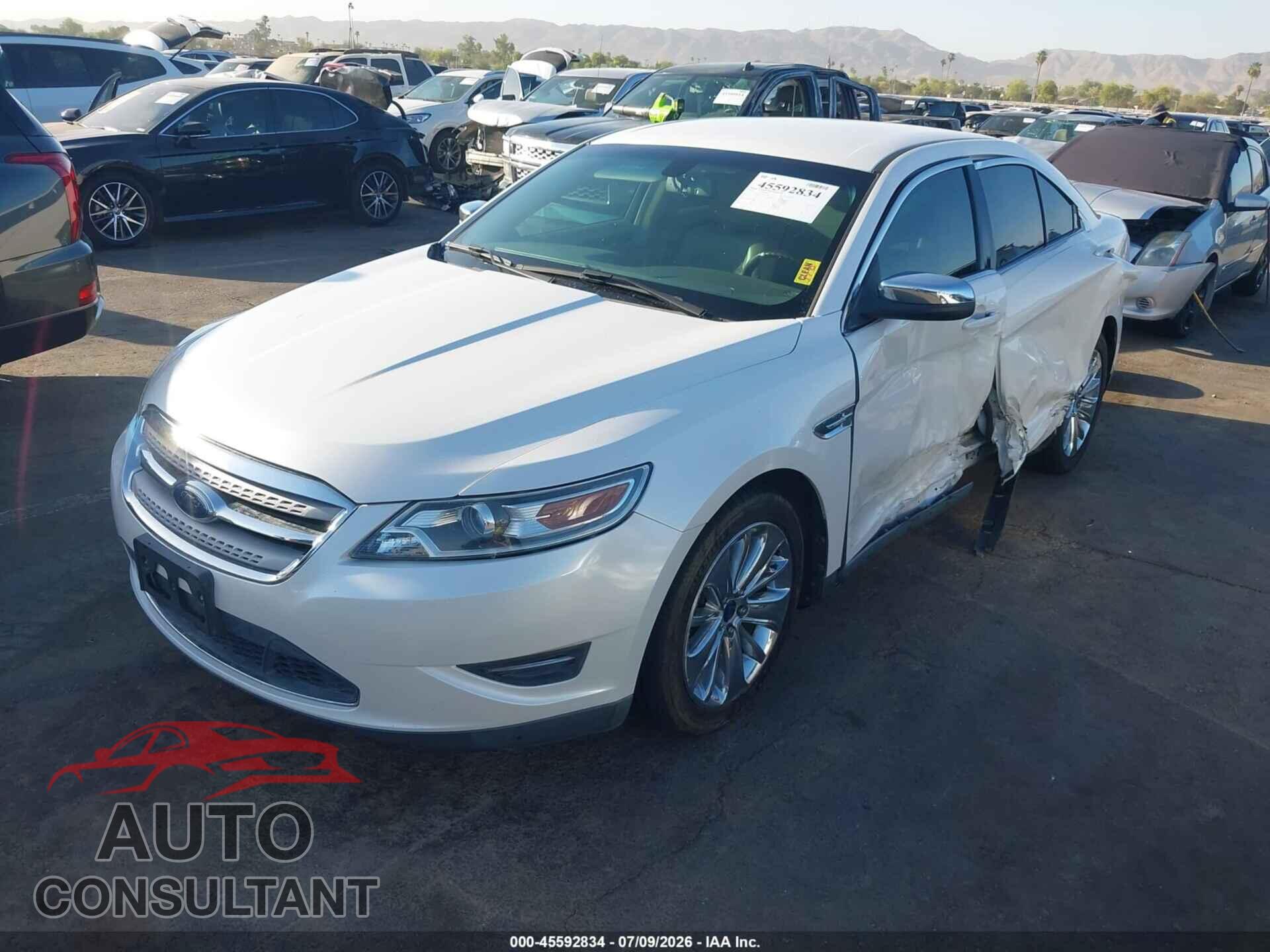 FORD TAURUS 2010 - 1FAHP2FW5AG136418