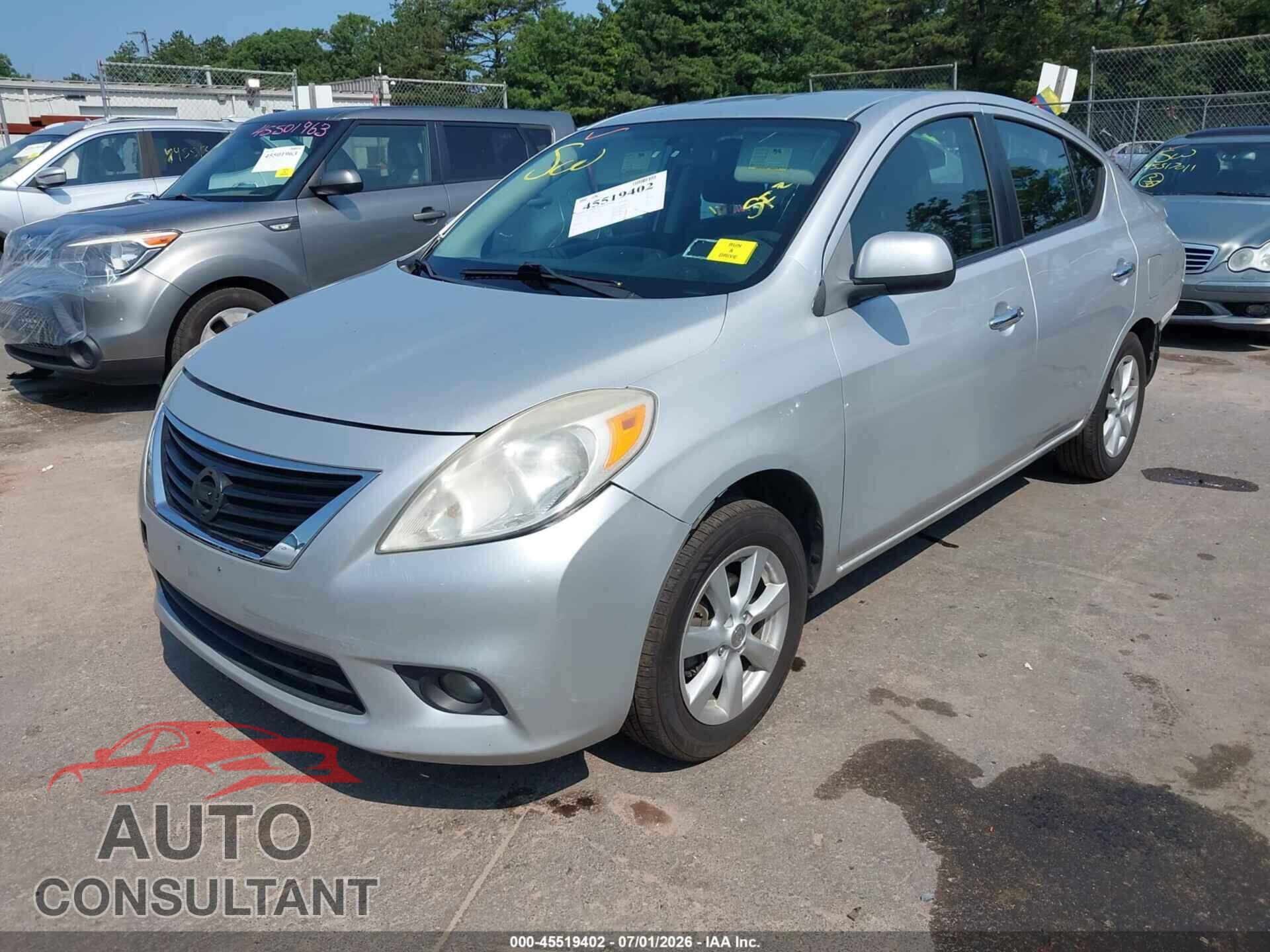NISSAN VERSA 2012 - 3N1CN7AP1CL847168