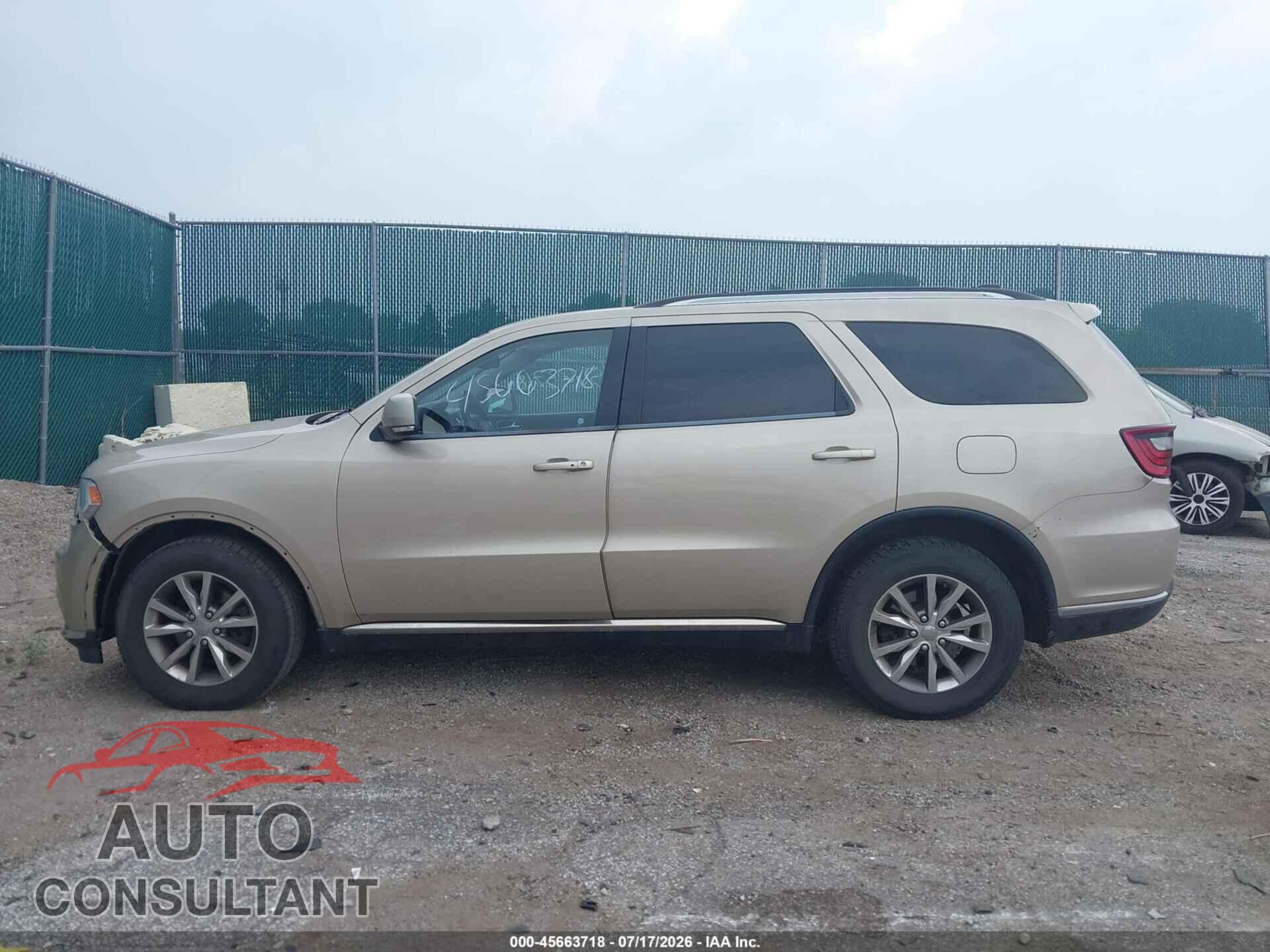 DODGE DURANGO 2014 - 1C4RDJDG3EC475365