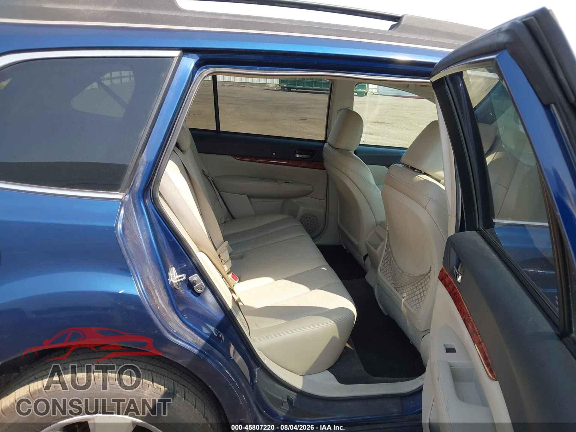 SUBARU OUTBACK 2011 - 4S4BRBKC8B3416327