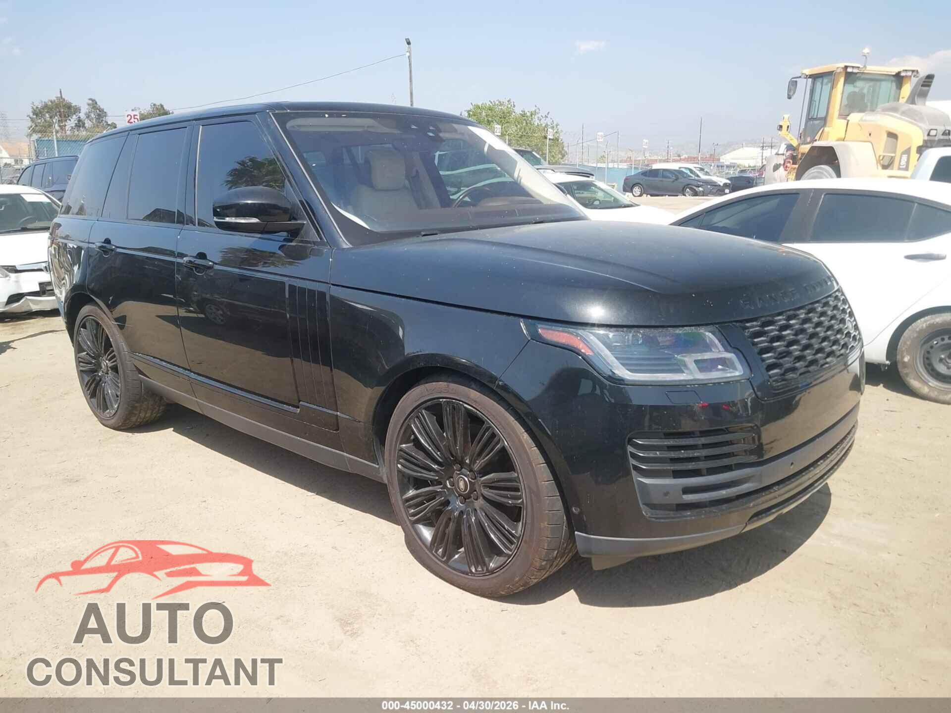 LAND ROVER RANGE ROVER 2019 - SALGS2SV5KA564665