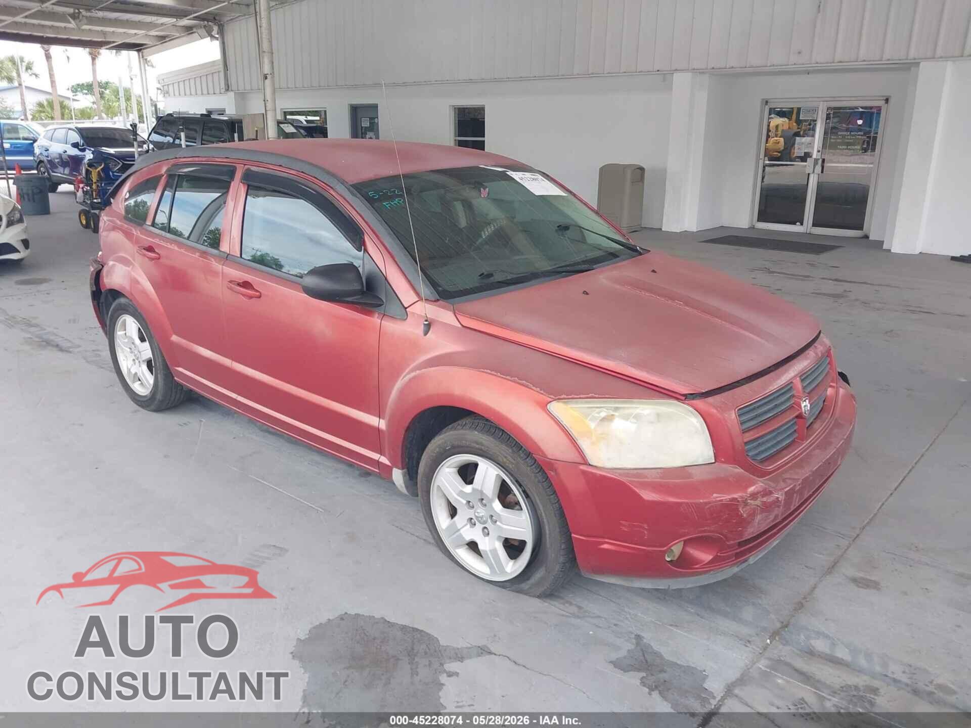 DODGE CALIBER 2009 - 1B3HB48A29D123288