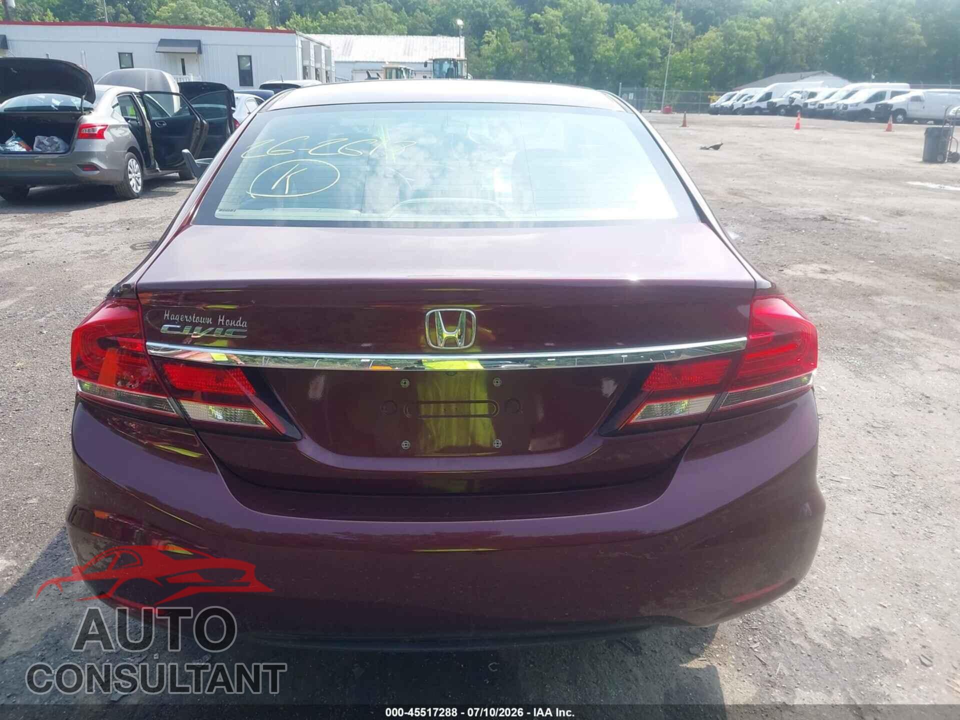 HONDA CIVIC 2015 - 19XFB2F83FE253634