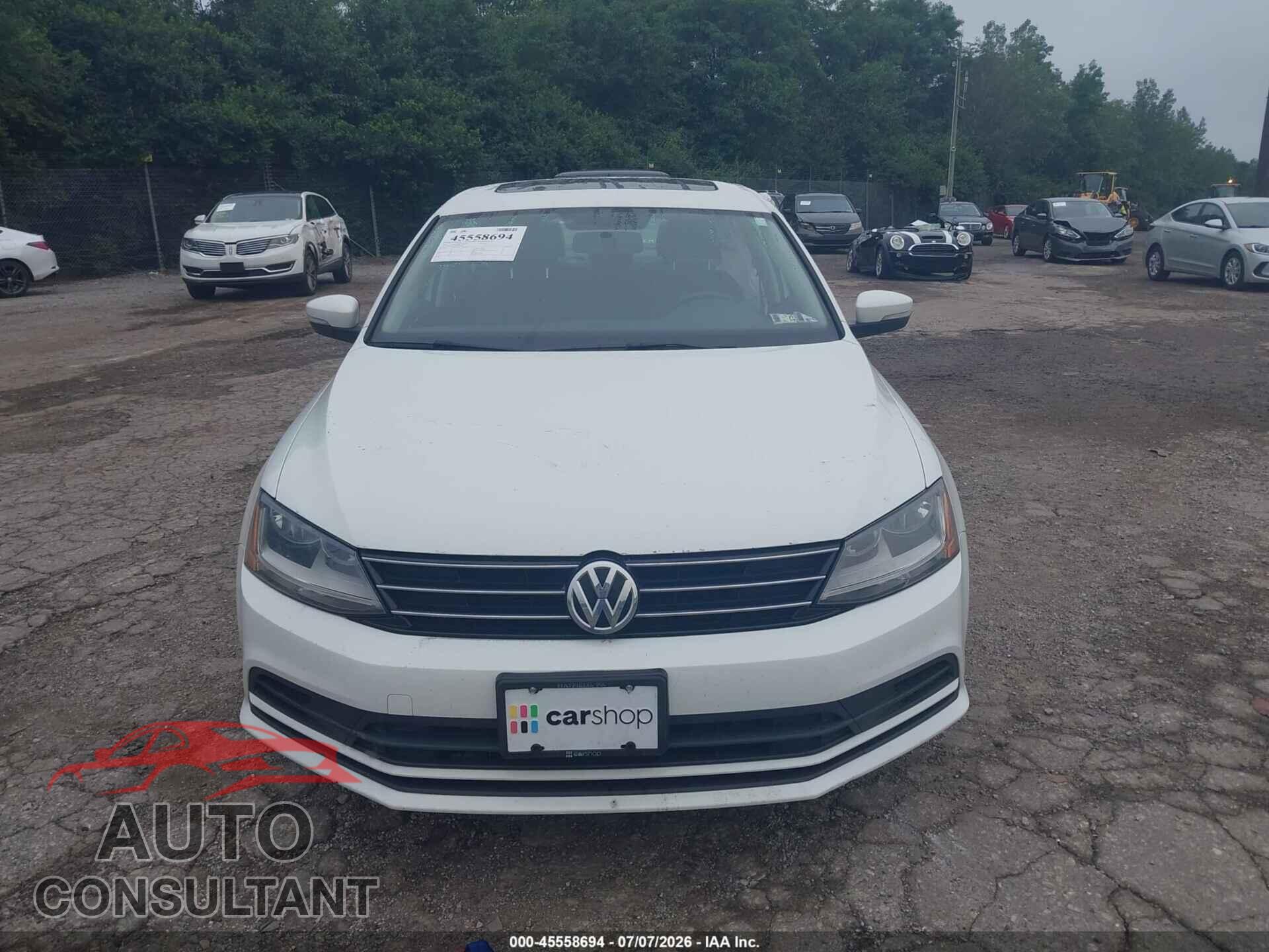 VOLKSWAGEN JETTA 2017 - 3VWDB7AJ2HM363353