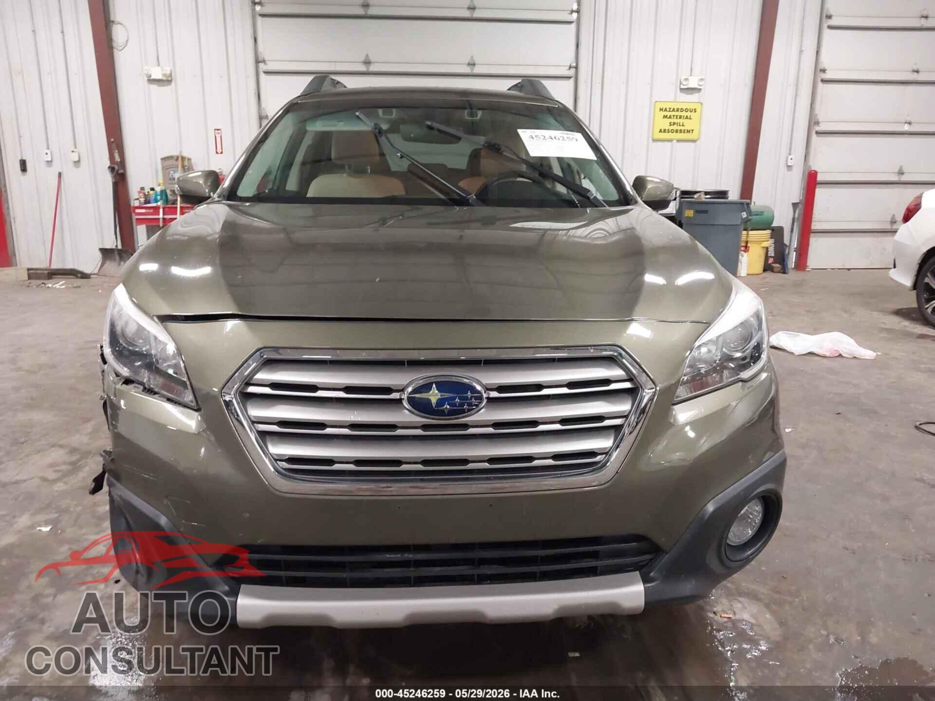 SUBARU OUTBACK 2017 - 4S4BSANC7H3365258