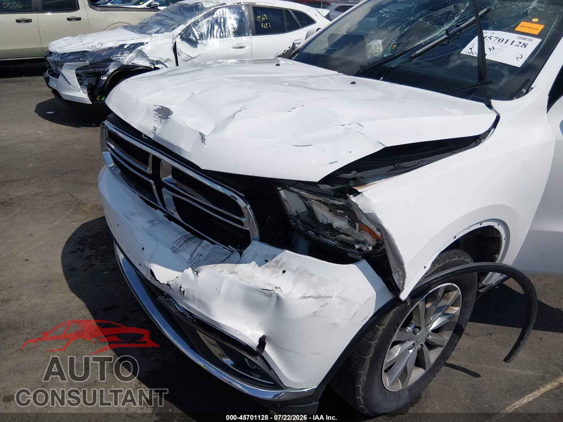 DODGE DURANGO 2017 - 1C4RDJAG9HC780846