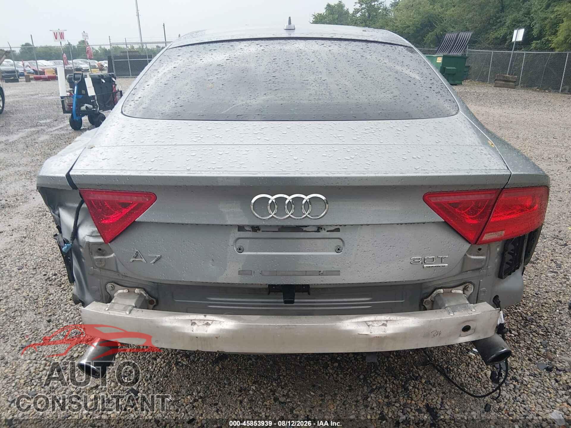 AUDI A7 2012 - WAU2GAFC5CN053101