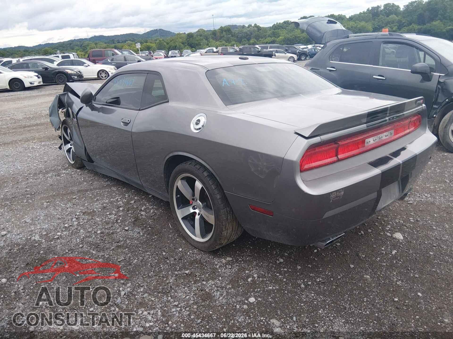 DODGE CHALLENGER 2012 - 2C3CDYCJ8CH109072