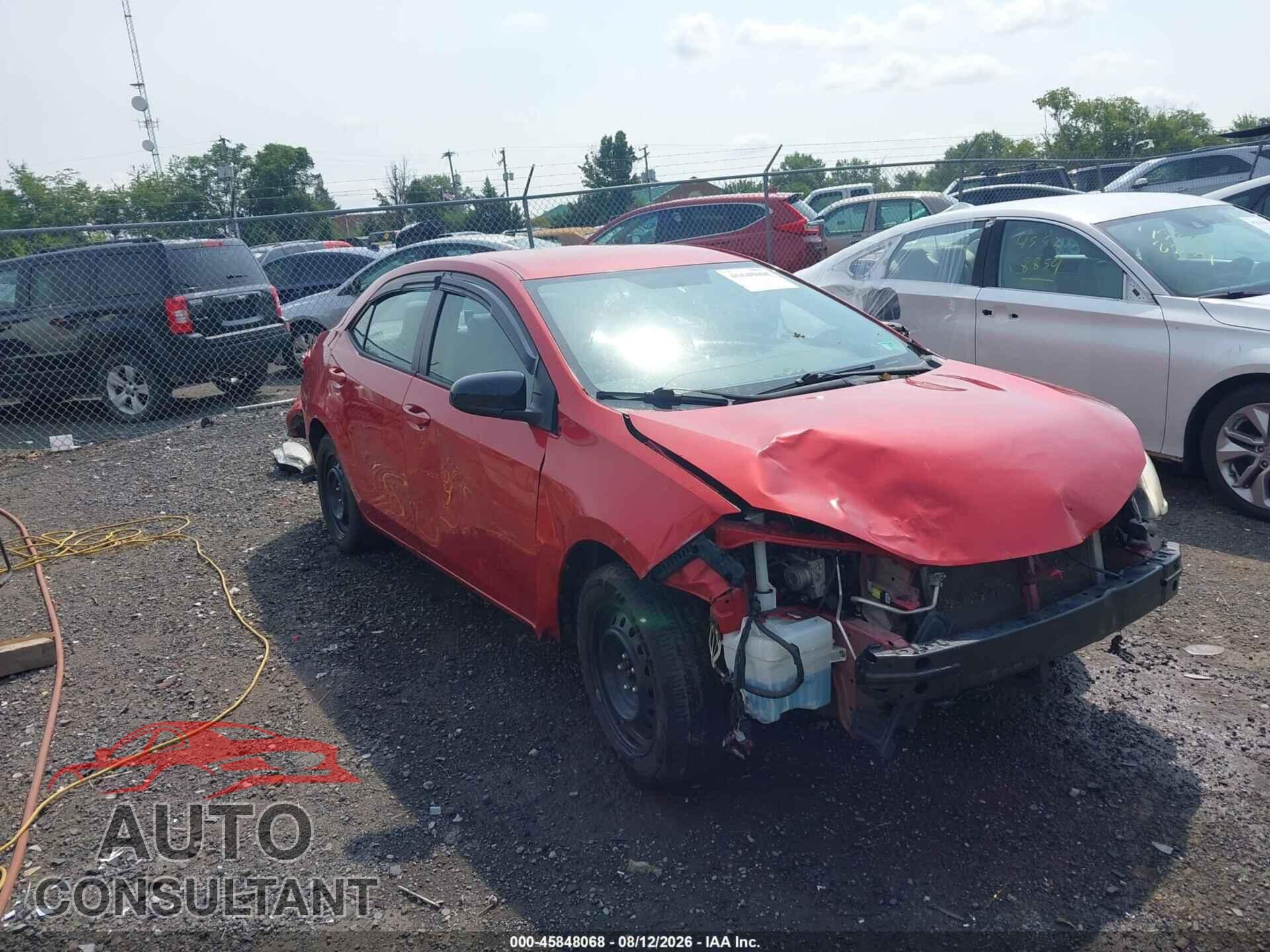 TOYOTA COROLLA 2016 - 5YFBURHEXGP476077