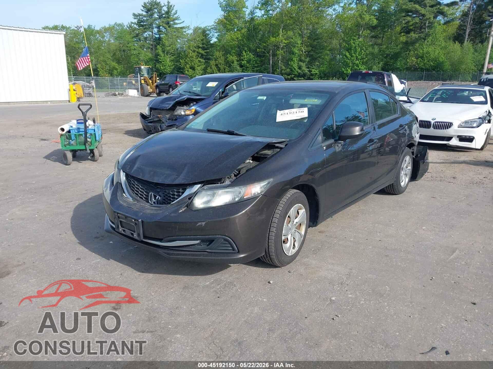 HONDA CIVIC 2013 - 2HGFB2F55DH577449