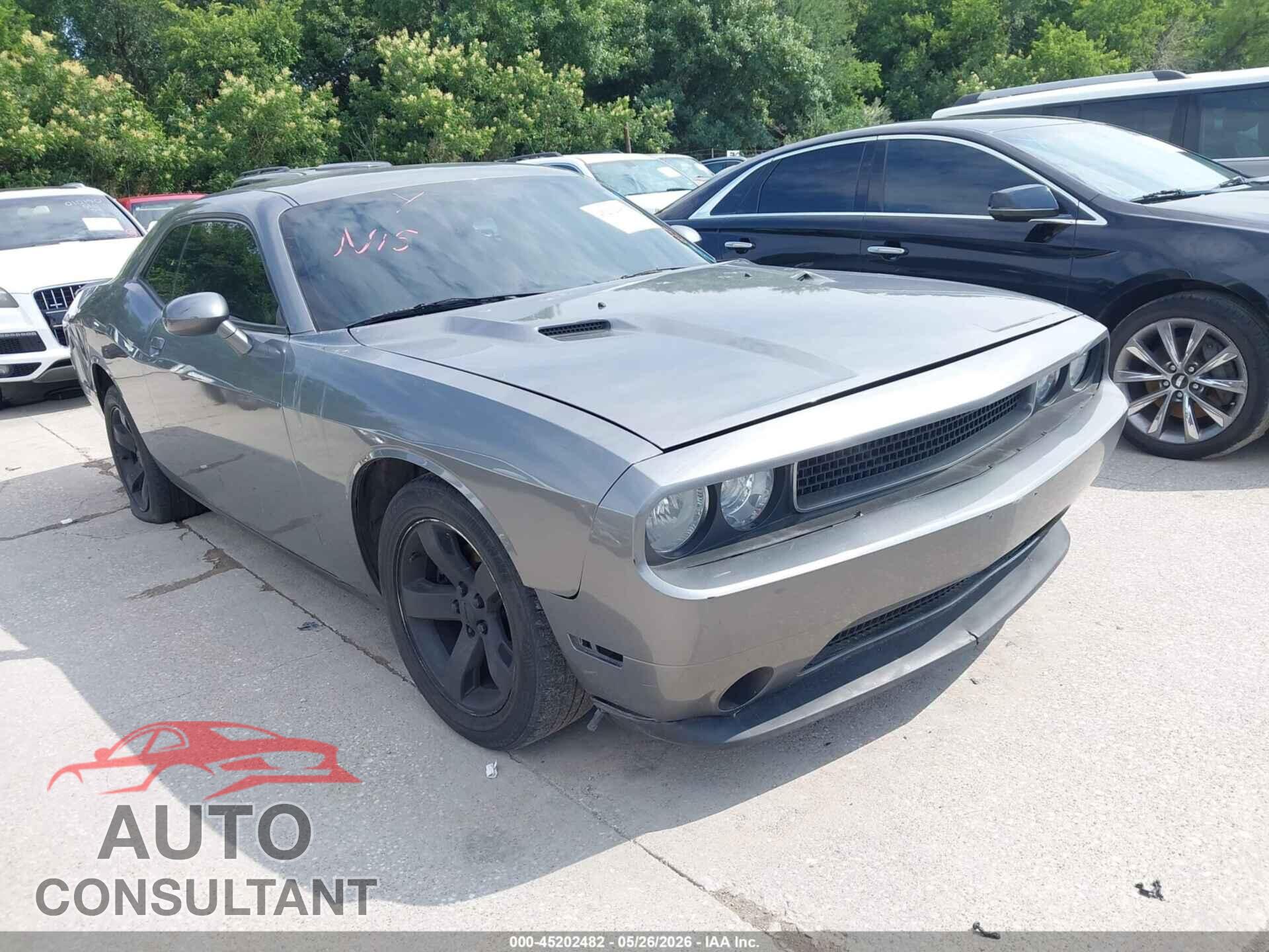 DODGE CHALLENGER 2012 - 2C3CDYAG2CH204802