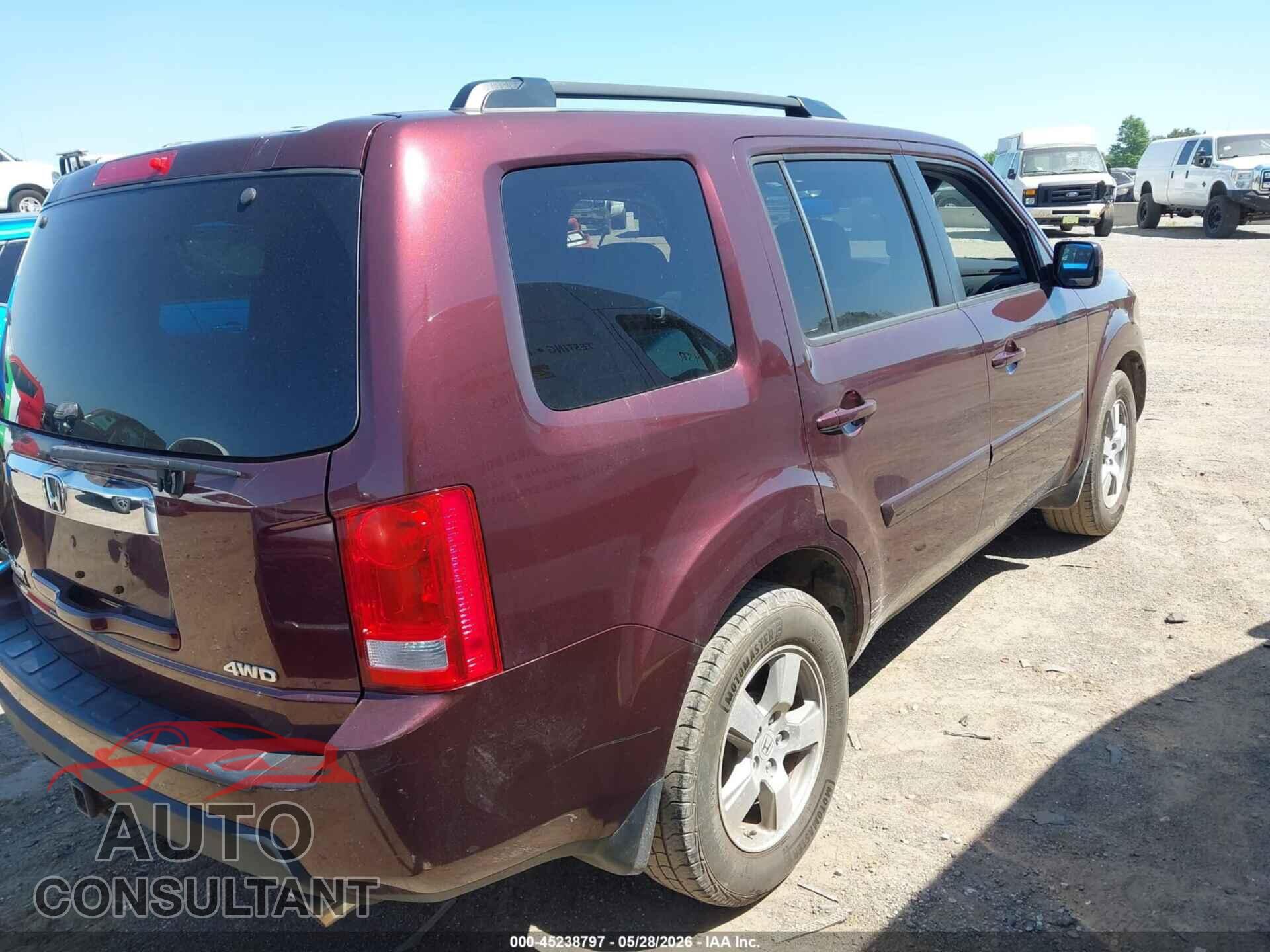 HONDA PILOT 2011 - 5FNYF4H54BB027862