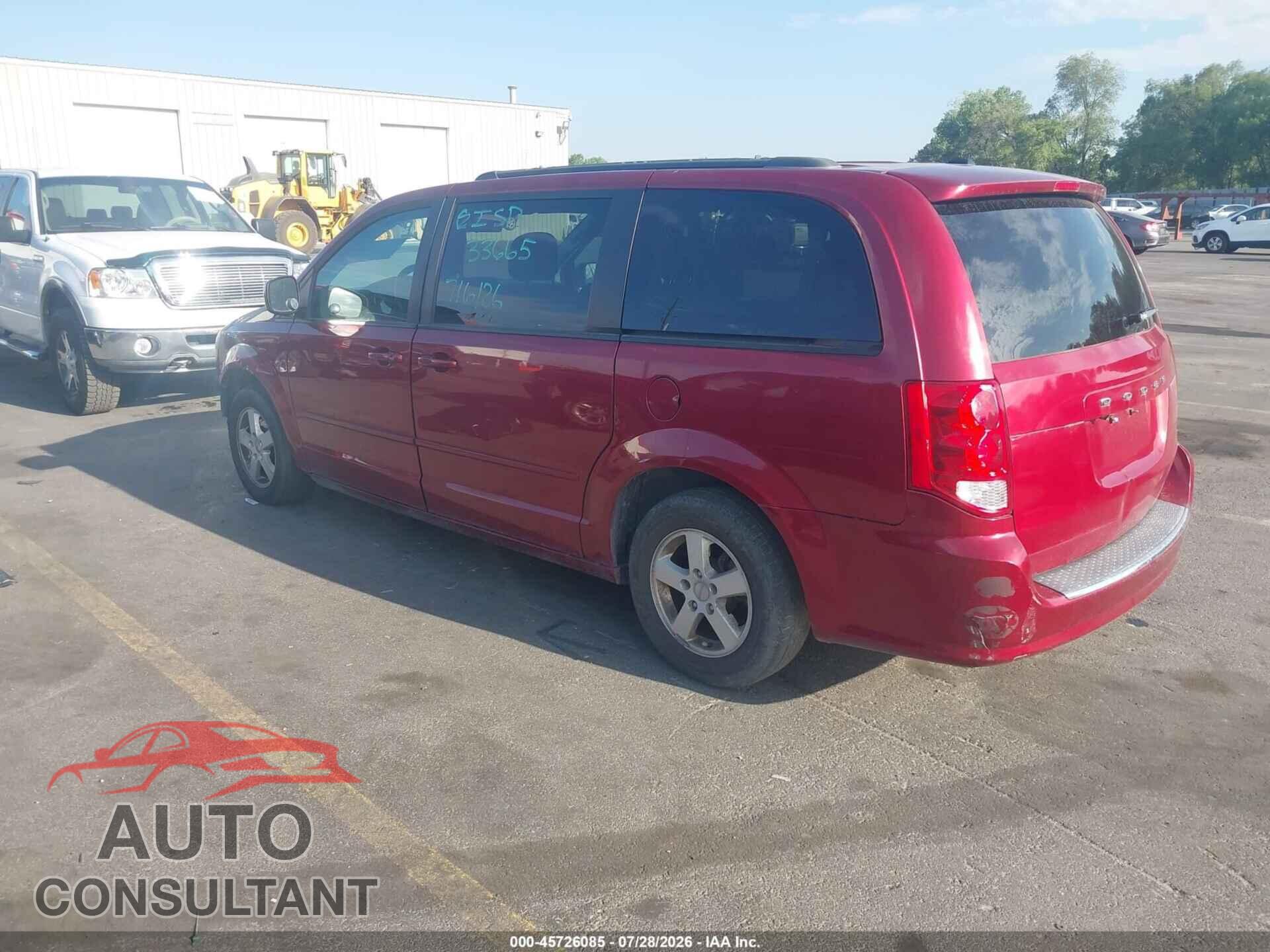 DODGE GRAND CARAVAN 2011 - 2D4RN3DGXBR674489