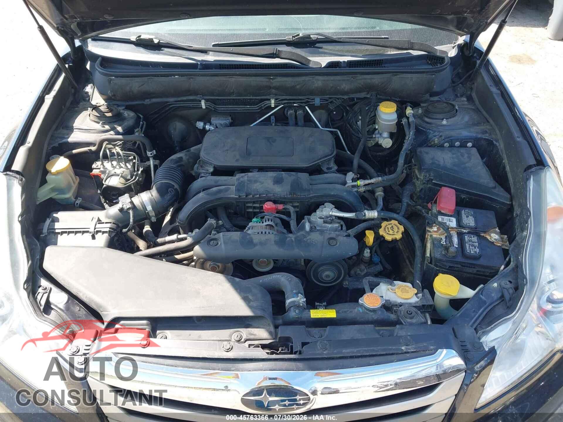 SUBARU OUTBACK 2012 - 4S4BRCKC8C3243786