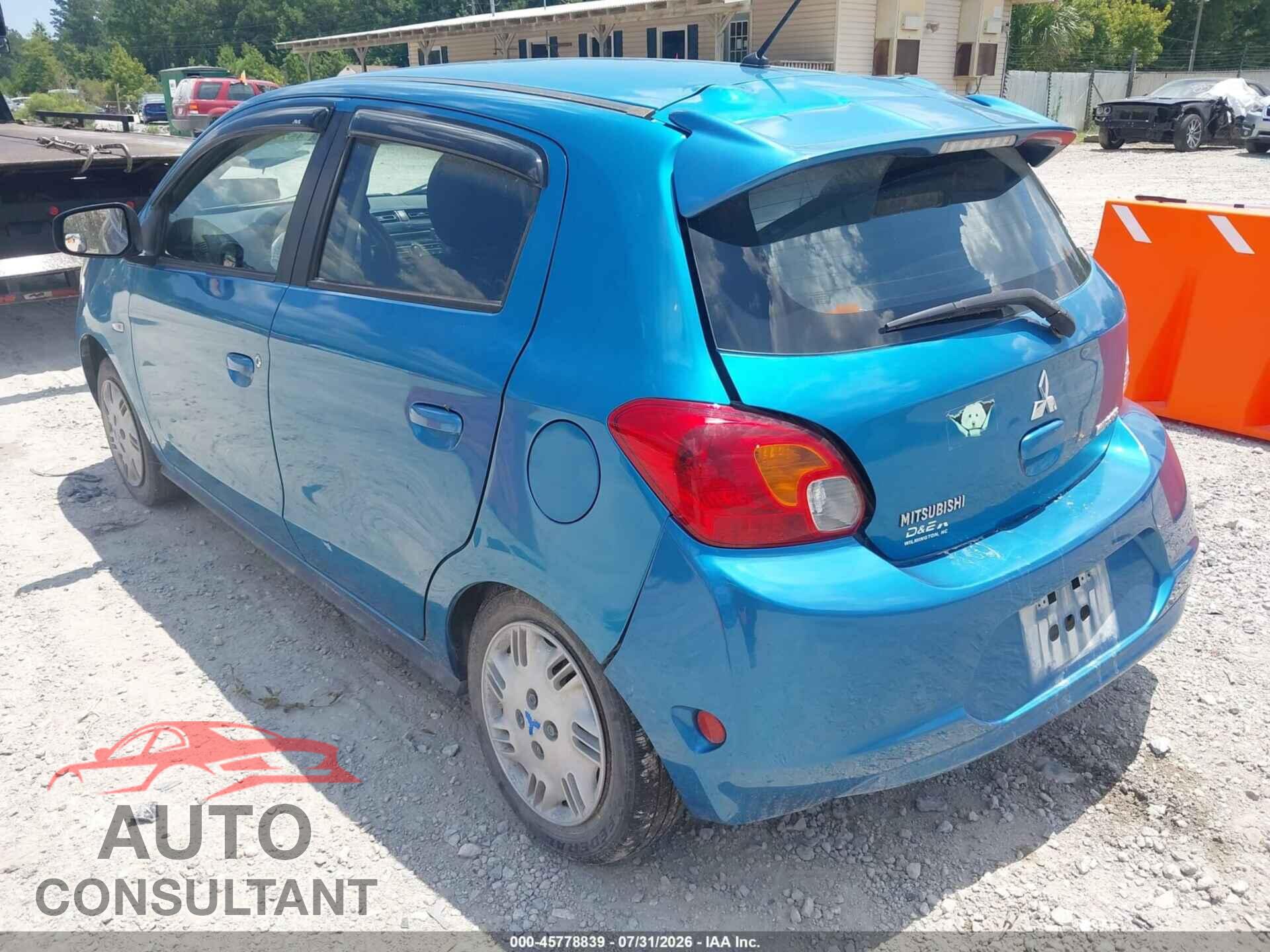 MITSUBISHI MIRAGE 2015 - ML32A3HJ5FH054802
