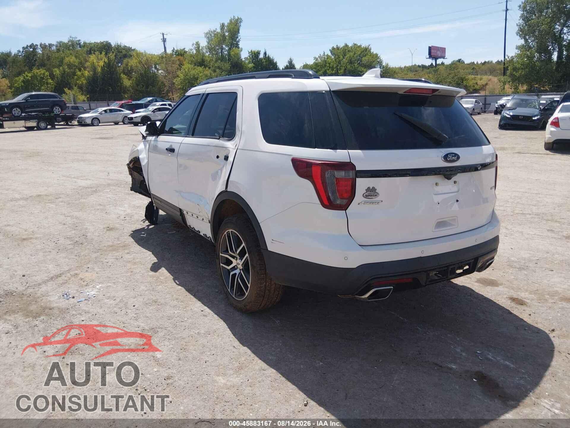 FORD EXPLORER 2017 - 1FM5K8GTXHGE36965
