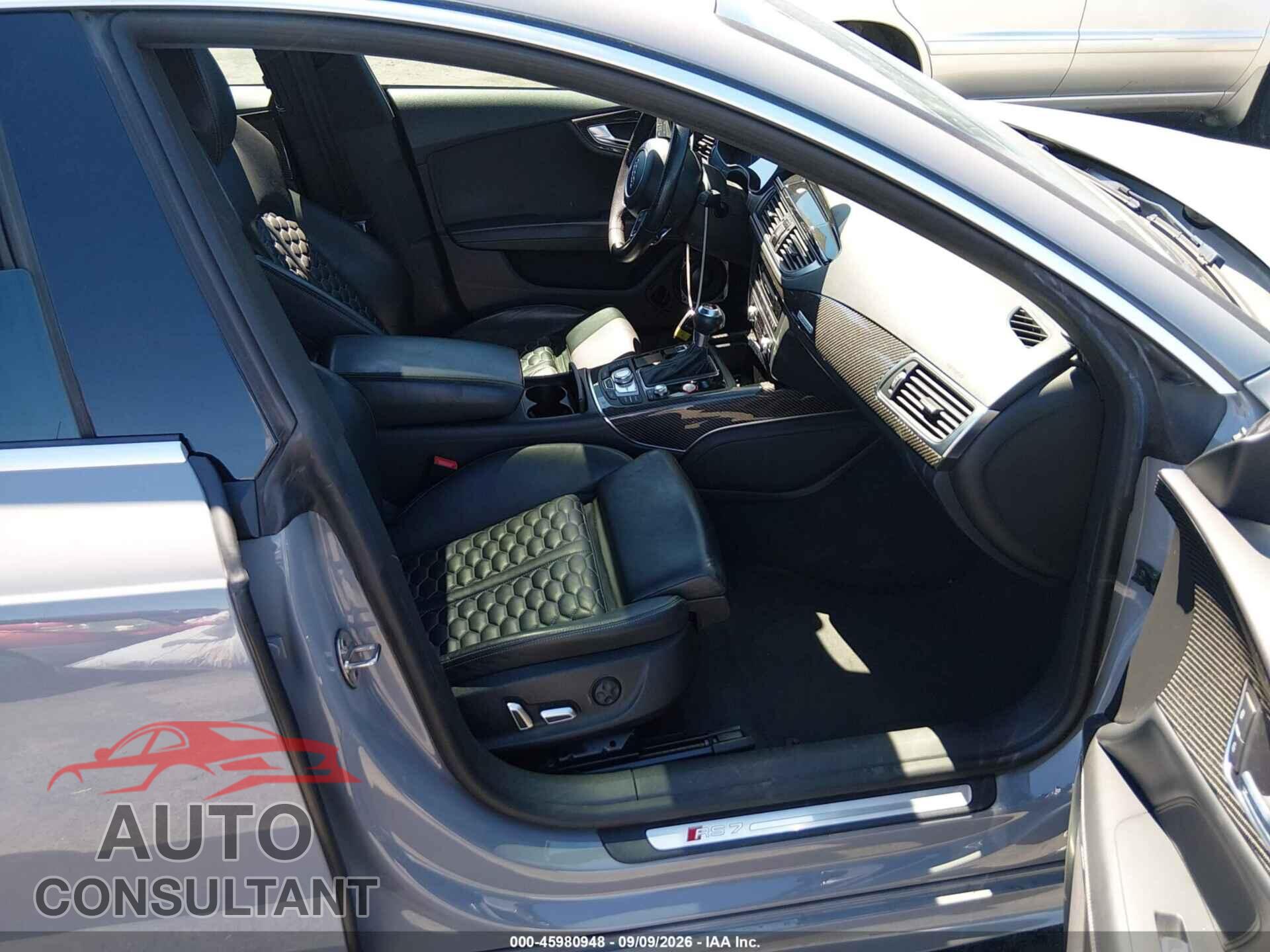 AUDI RS 7 2016 - WUAW2AFC2GN900457
