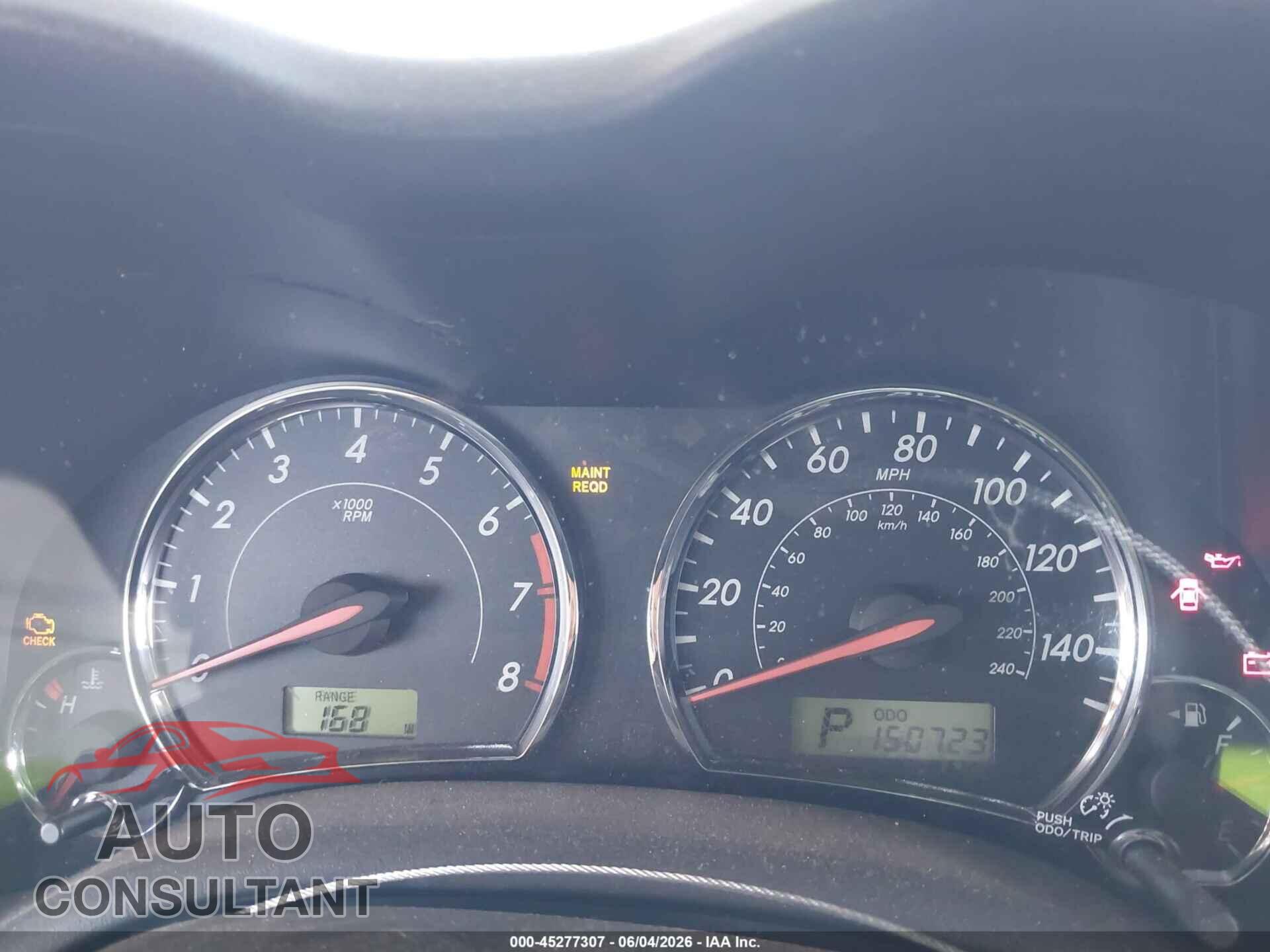 TOYOTA COROLLA 2012 - 2T1BU4EEXCC879672