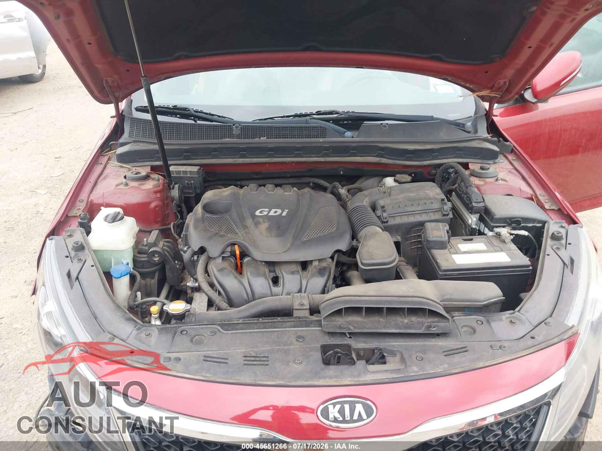 KIA OPTIMA 2011 - KNAGN4A77B5064672