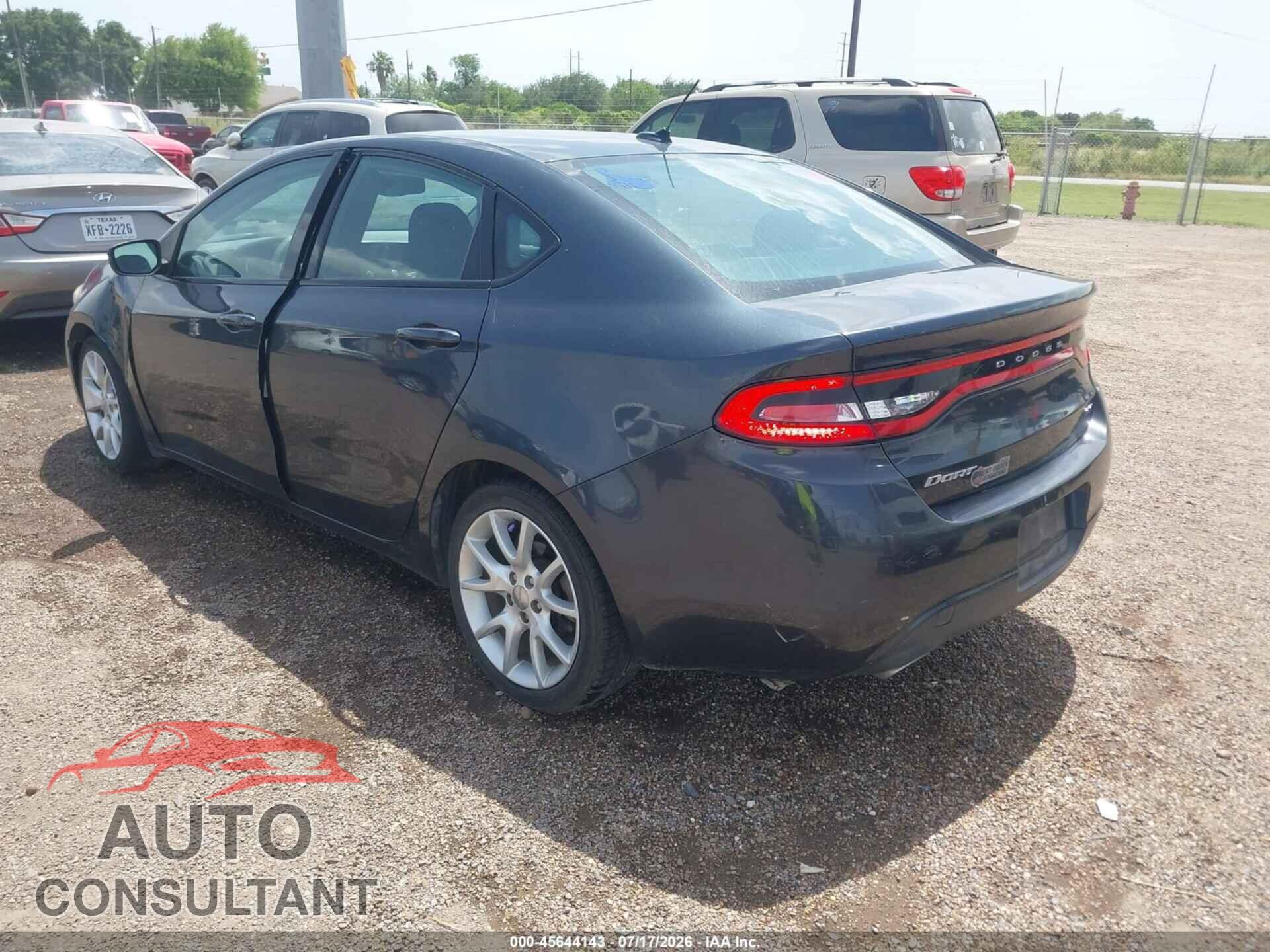 DODGE DART 2013 - 1C3CDFBA9DD337988