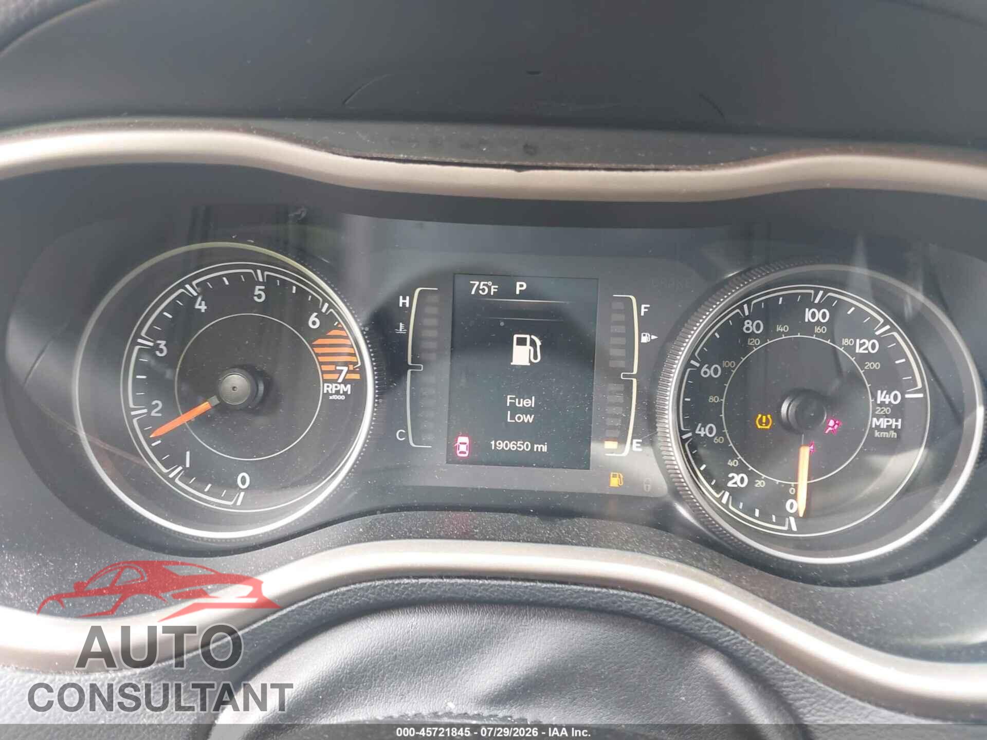 JEEP CHEROKEE 2017 - 1C4PJMCB4HW528780