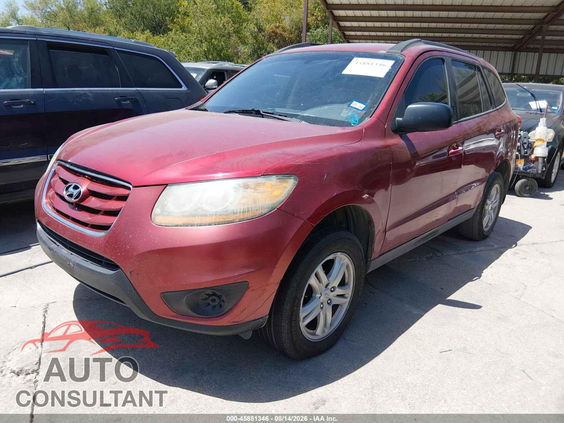 HYUNDAI SANTA FE 2010 - 5NMSG3AB2AH384368