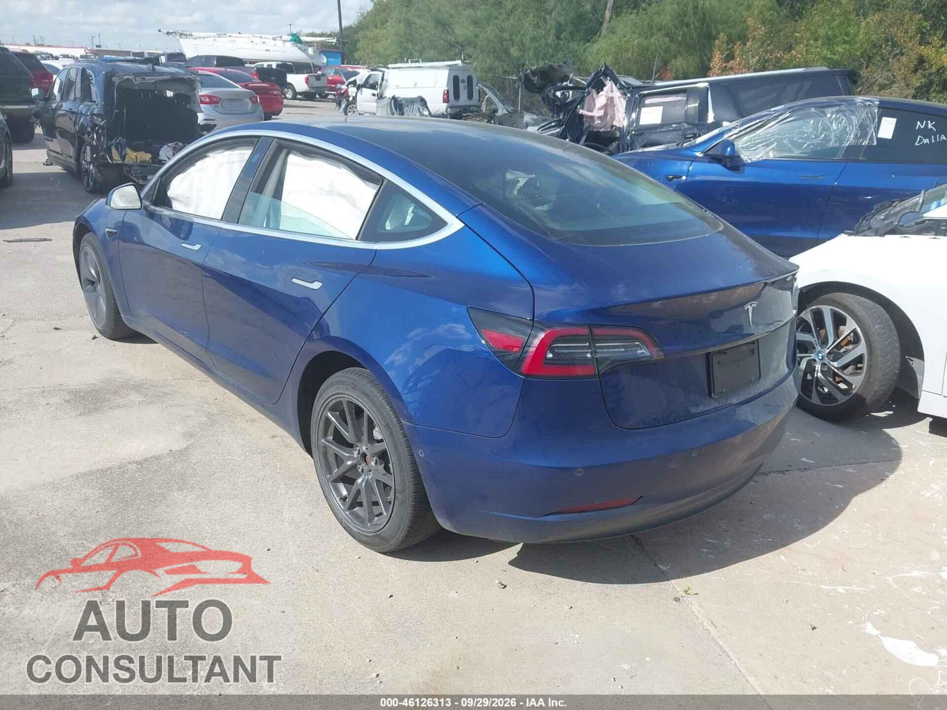 TESLA MODEL 3 2020 - 5YJ3E1EA9LF597337