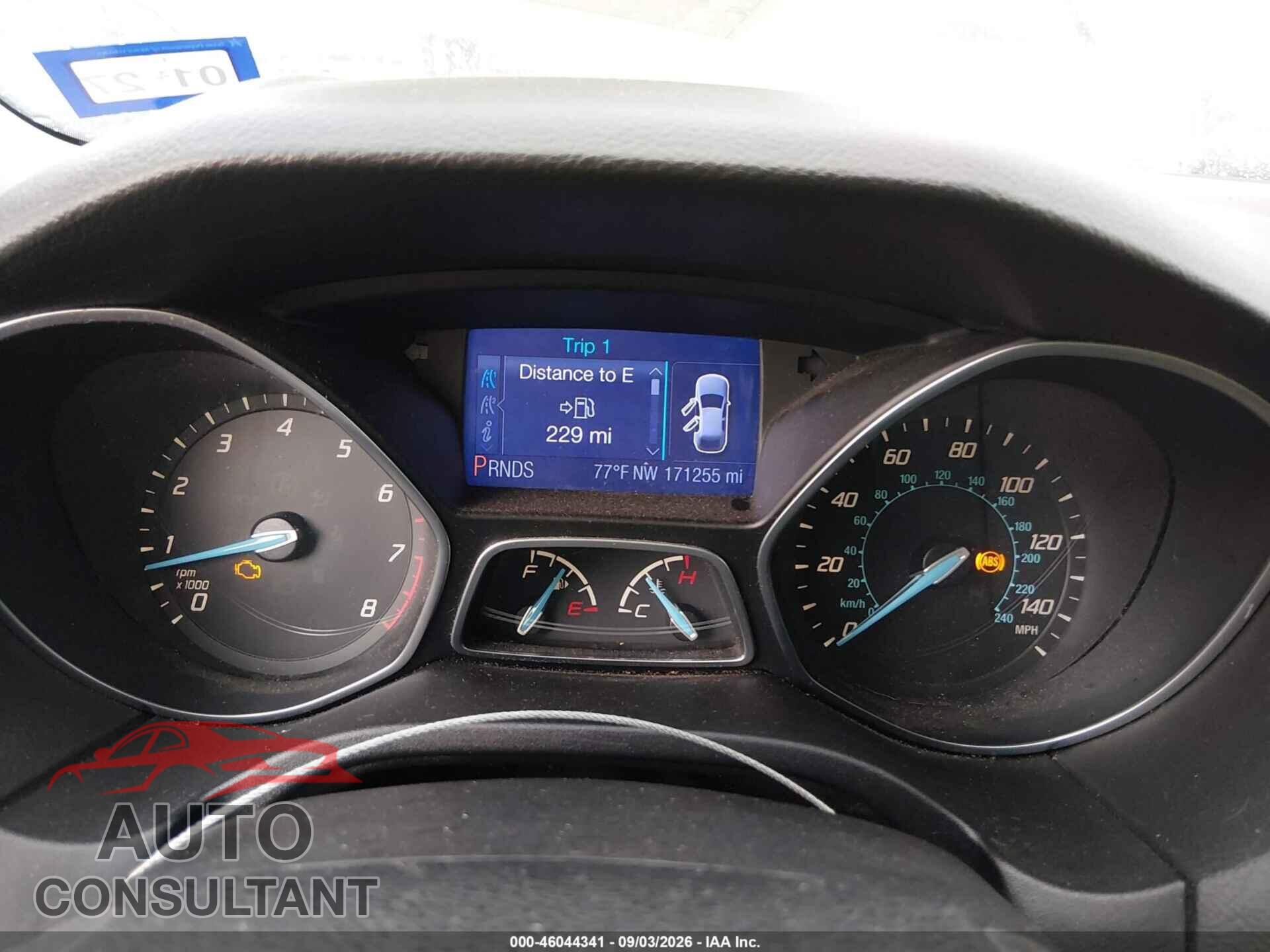 FORD FOCUS 2013 - 1FADP3F2XDL144320