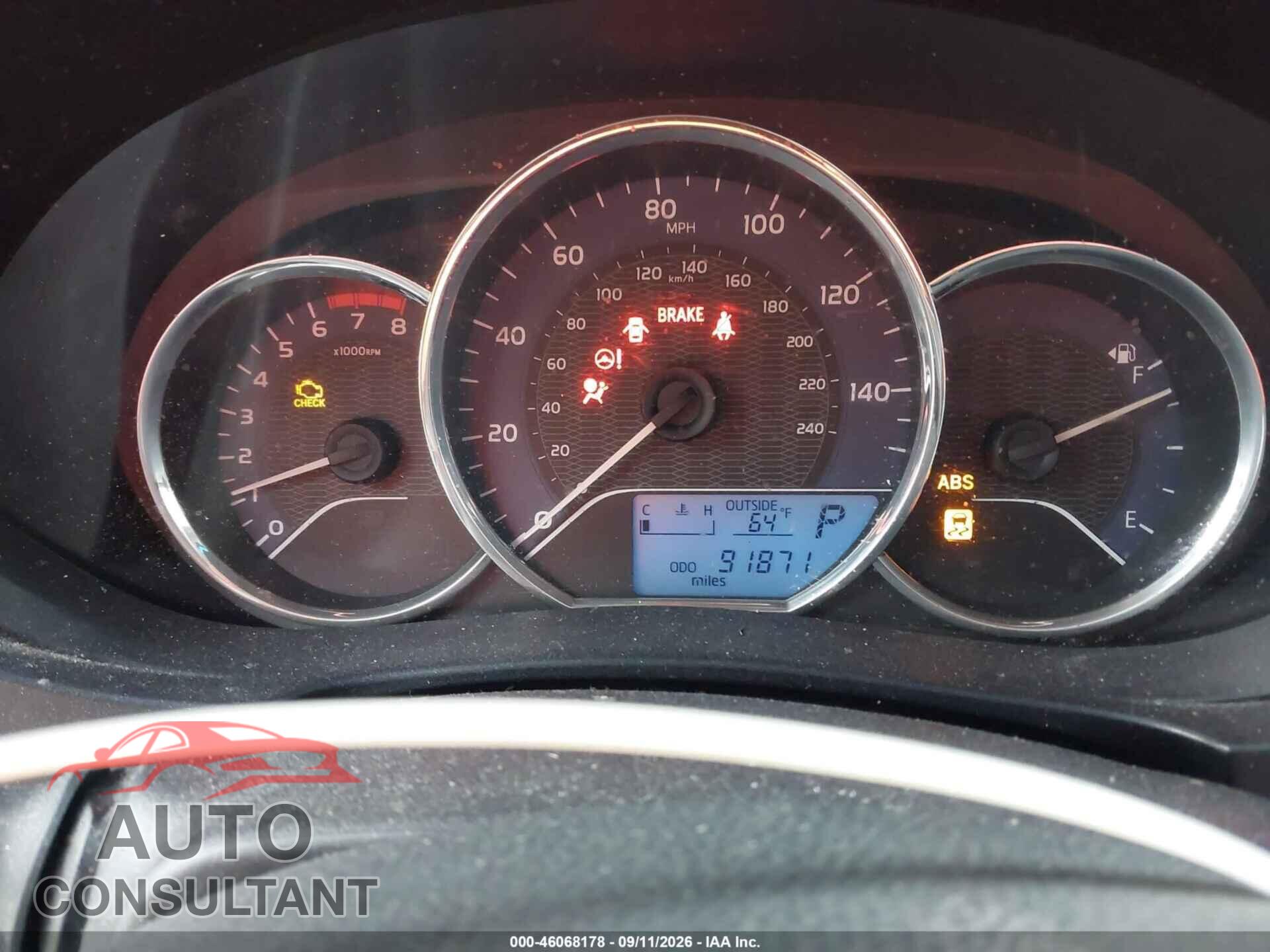 TOYOTA COROLLA 2014 - 2T1BURHE0EC001602