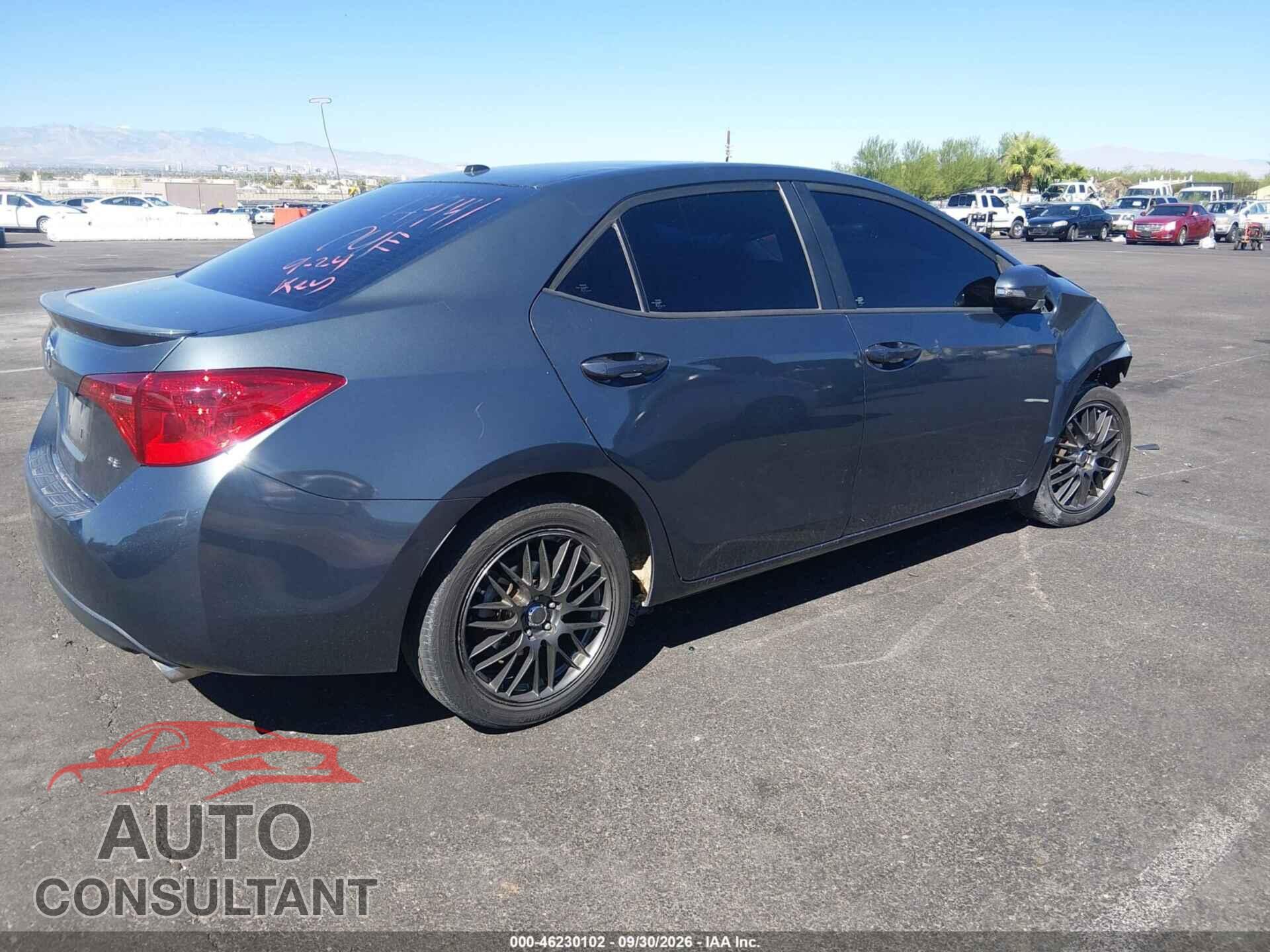 TOYOTA COROLLA 2017 - 5YFBURHE2HP597574