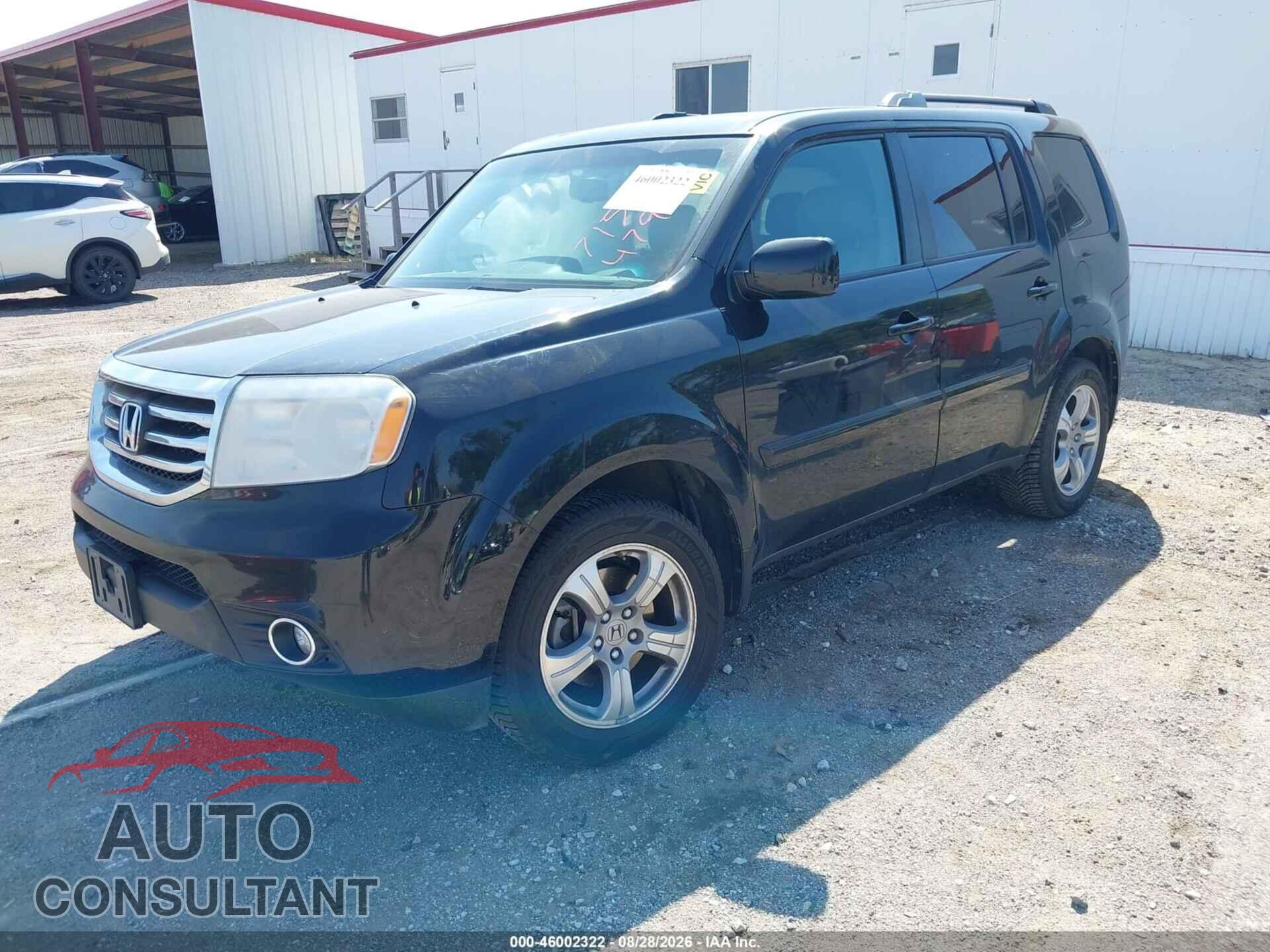 HONDA PILOT 2013 - 5FNYF4H77DB018366