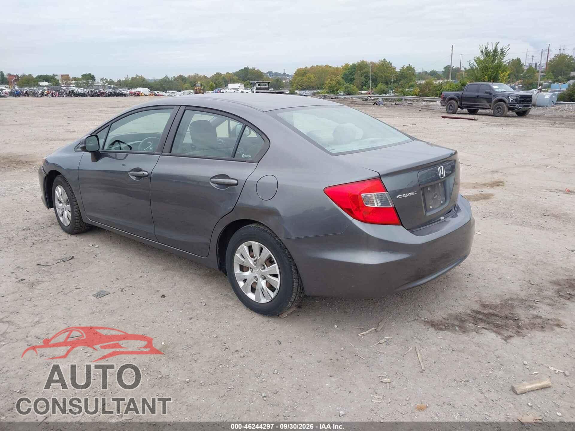 HONDA CIVIC 2012 - 2HGFB2F52CH312079