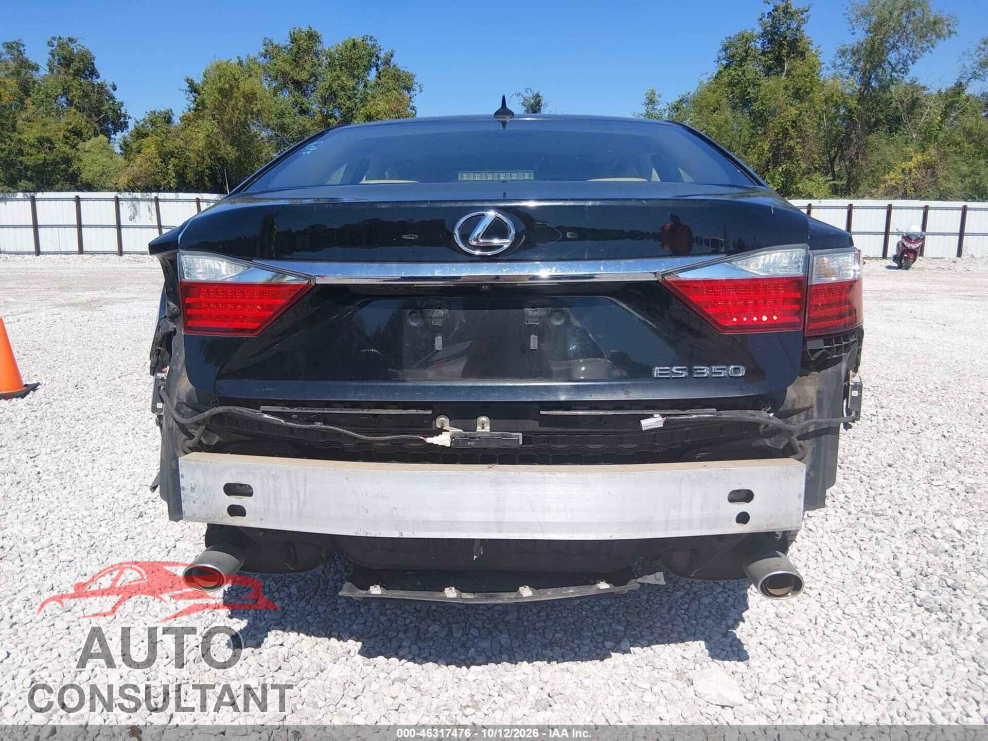 LEXUS ES 350 2013 - JTHBK1GG4D2071206