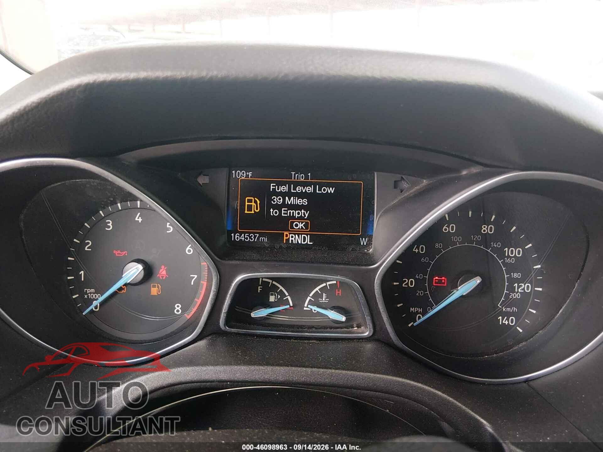 FORD FOCUS 2016 - 1FADP3F22GL260907