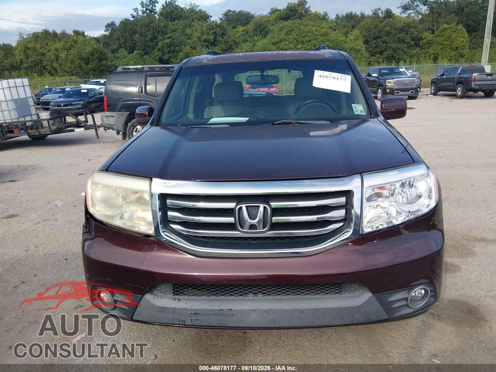 HONDA PILOT 2014 - 5FNYF3H93EB016742