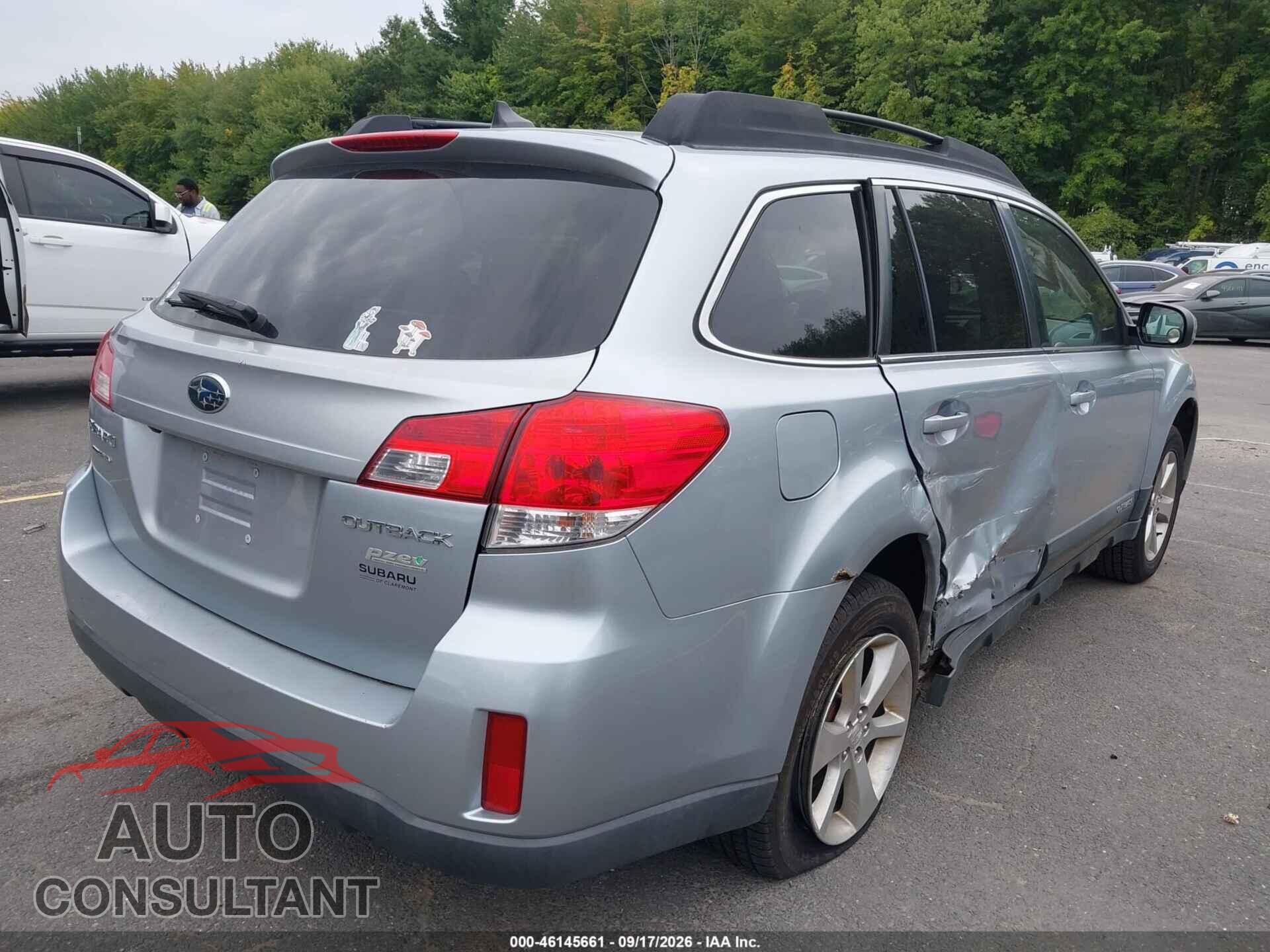 SUBARU OUTBACK 2014 - 4S4BRBLC9E3254789