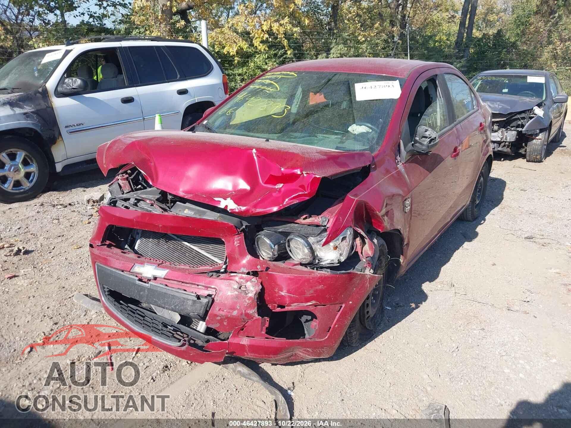 CHEVROLET SONIC 2014 - 1G1JA5SH4E4149795