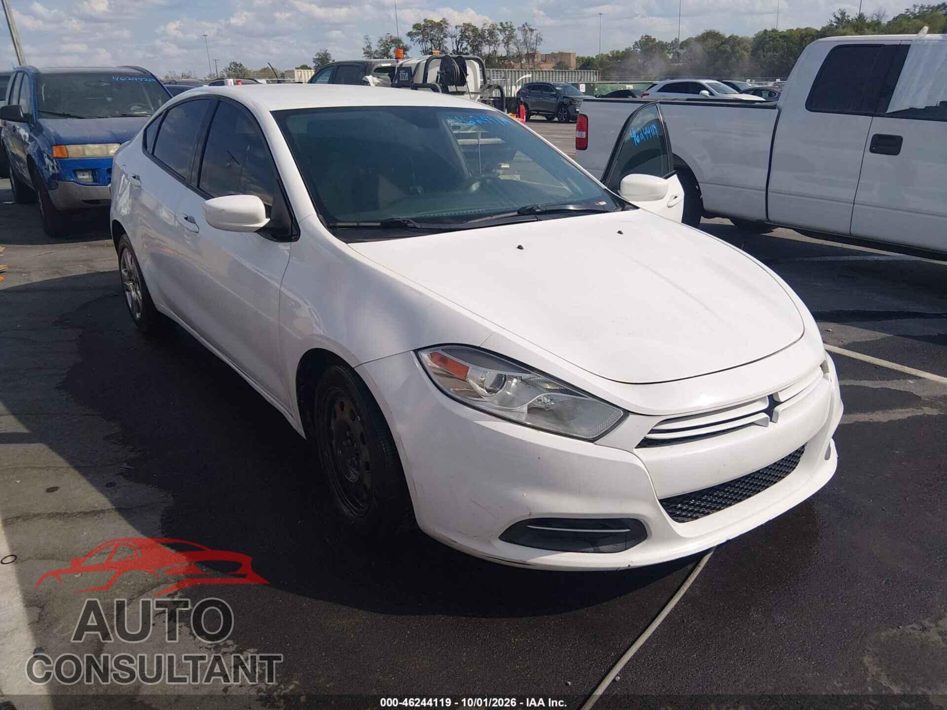 DODGE DART 2016 - 1C3CDFAA8GD506744