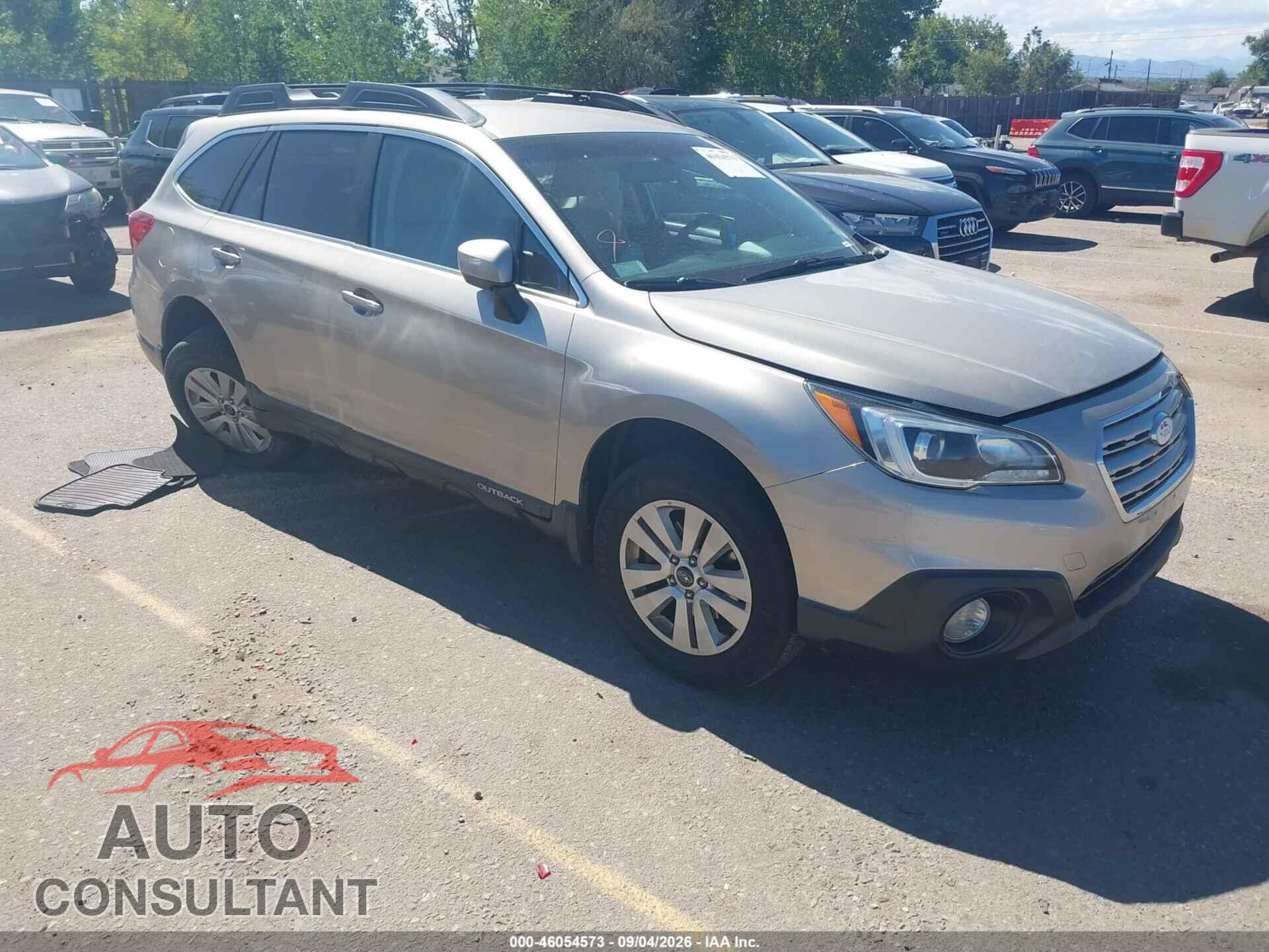 SUBARU OUTBACK 2017 - 4S4BSACC6H3257037