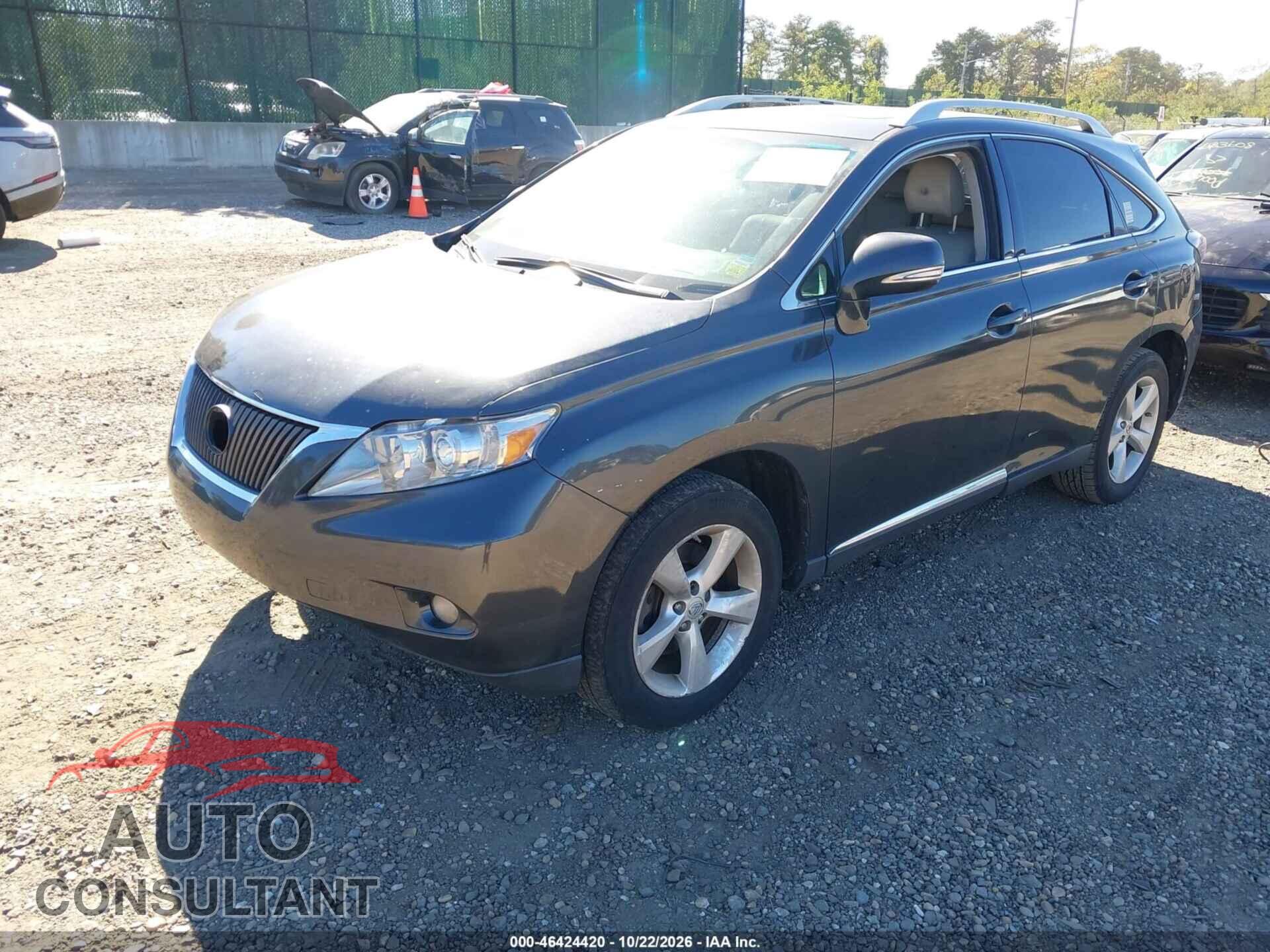 LEXUS RX 350 2010 - 2T2BK1BAXAC041415