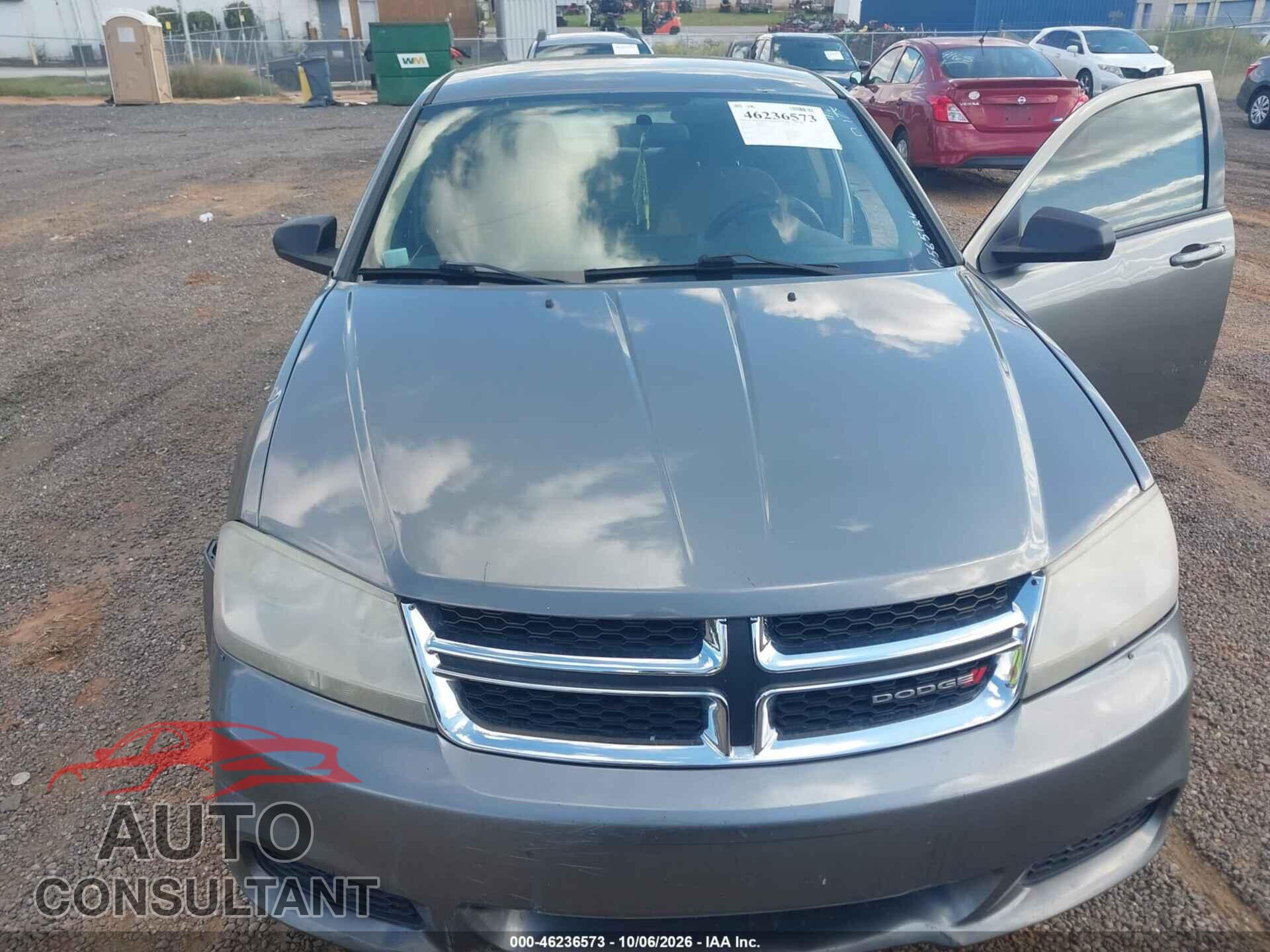DODGE AVENGER 2013 - 1C3CDZAB9DN565124
