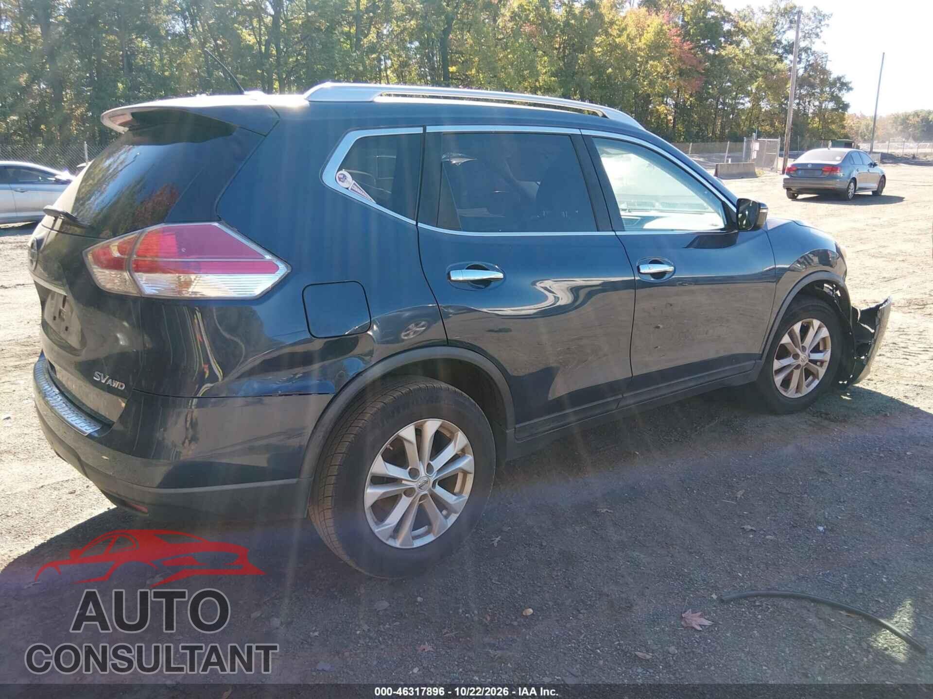 NISSAN ROGUE 2015 - KNMAT2MV0FP537237