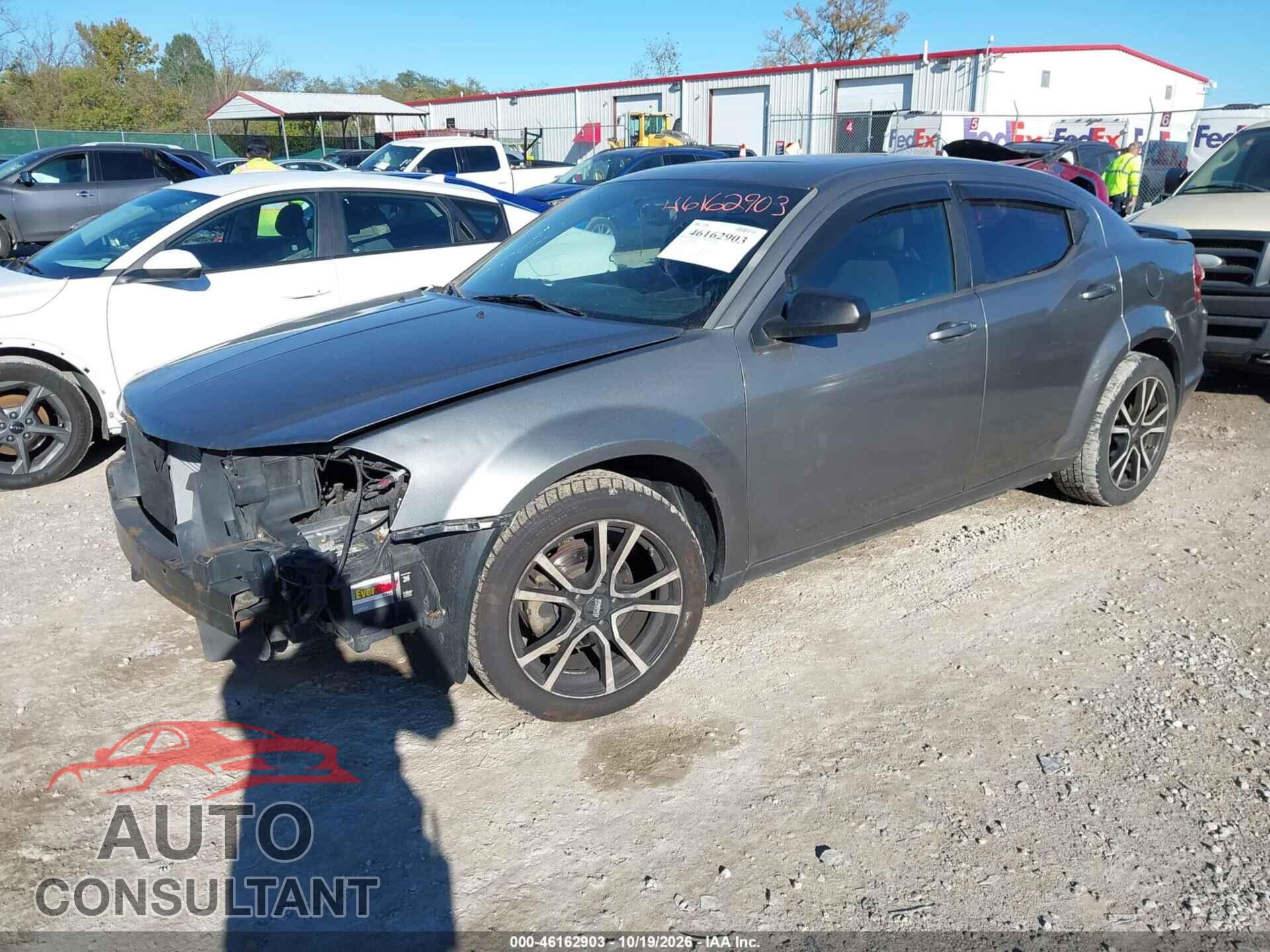 DODGE AVENGER 2011 - 1B3BD1FG2BN593696