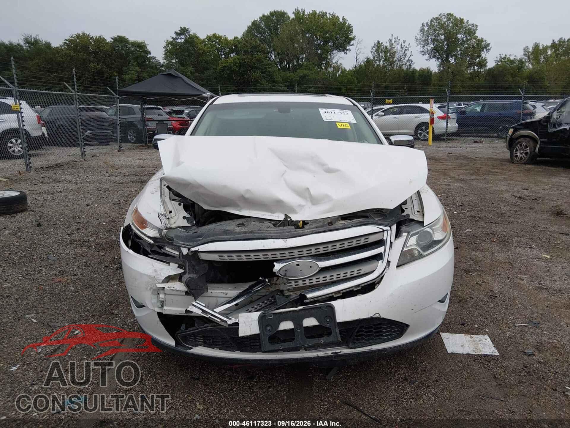 FORD TAURUS 2012 - 1FAHP2FW9CG116403