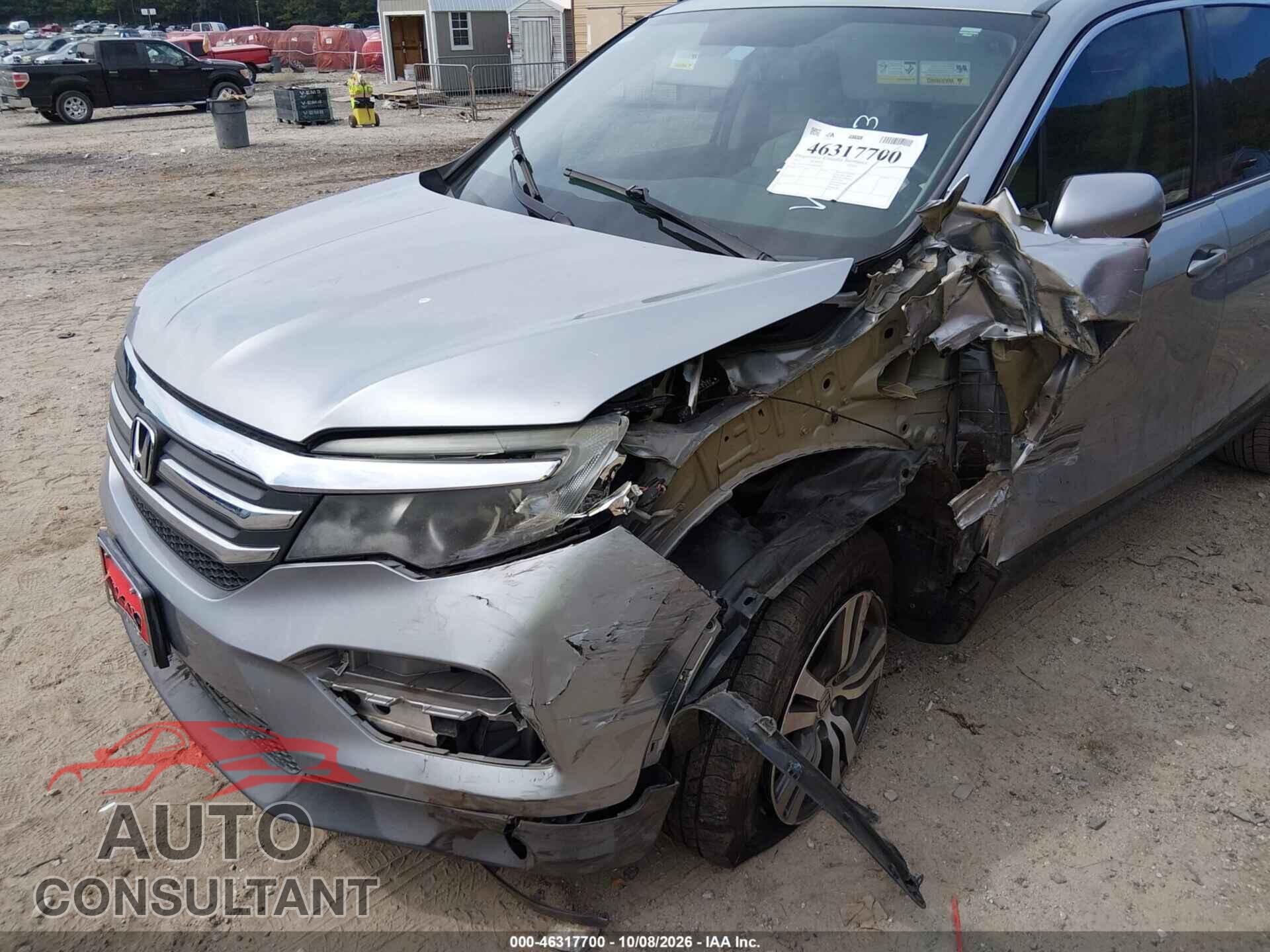 HONDA PILOT 2017 - 5FNYF5H85HB003563