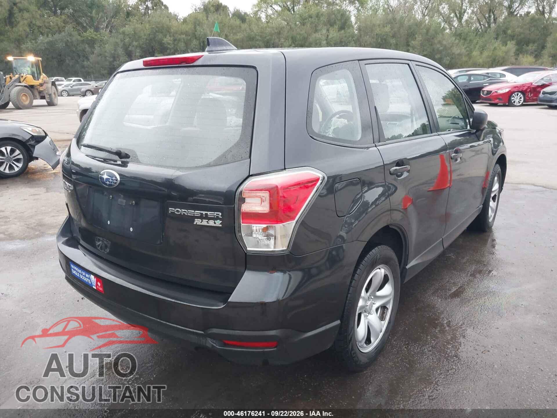SUBARU FORESTER 2017 - JF2SJAAC2HH515987
