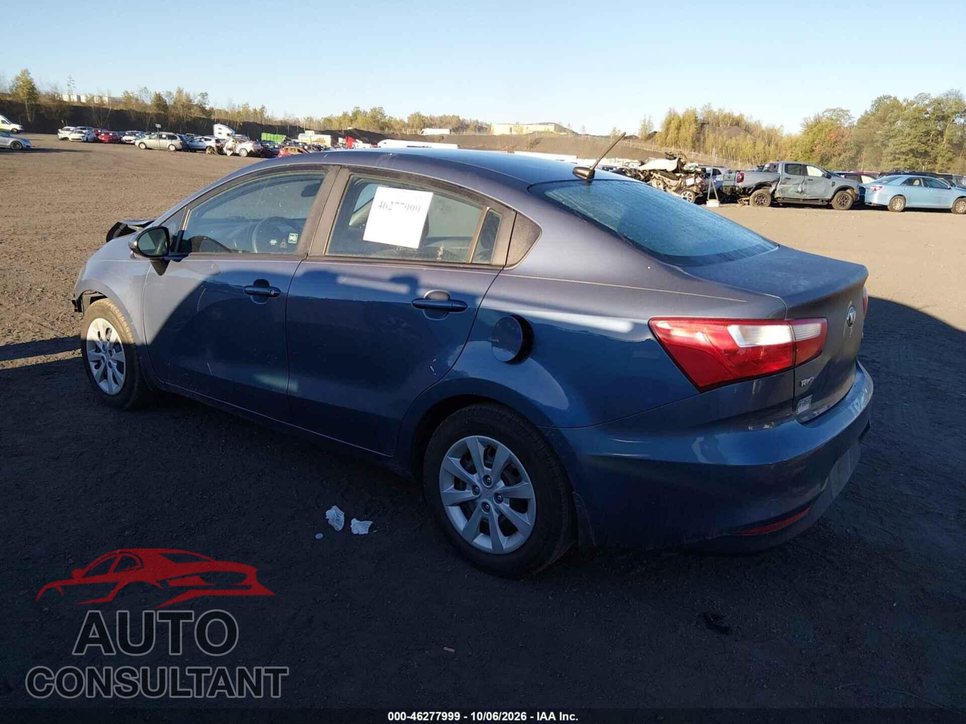 KIA RIO 2016 - KNADM4A36G6576525