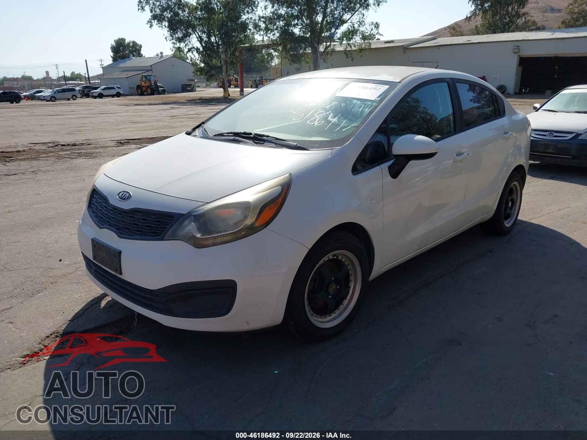KIA RIO 2012 - KNADM4A34C6041946