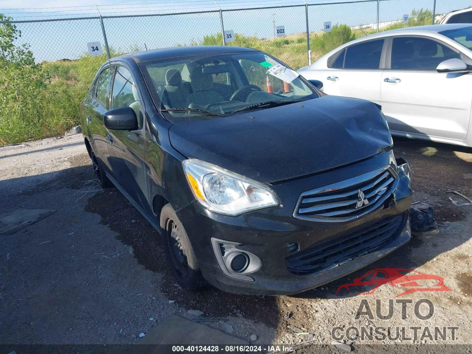 MITSUBISHI MIRAGE 2019 - ML32F3FJ0KHF16488