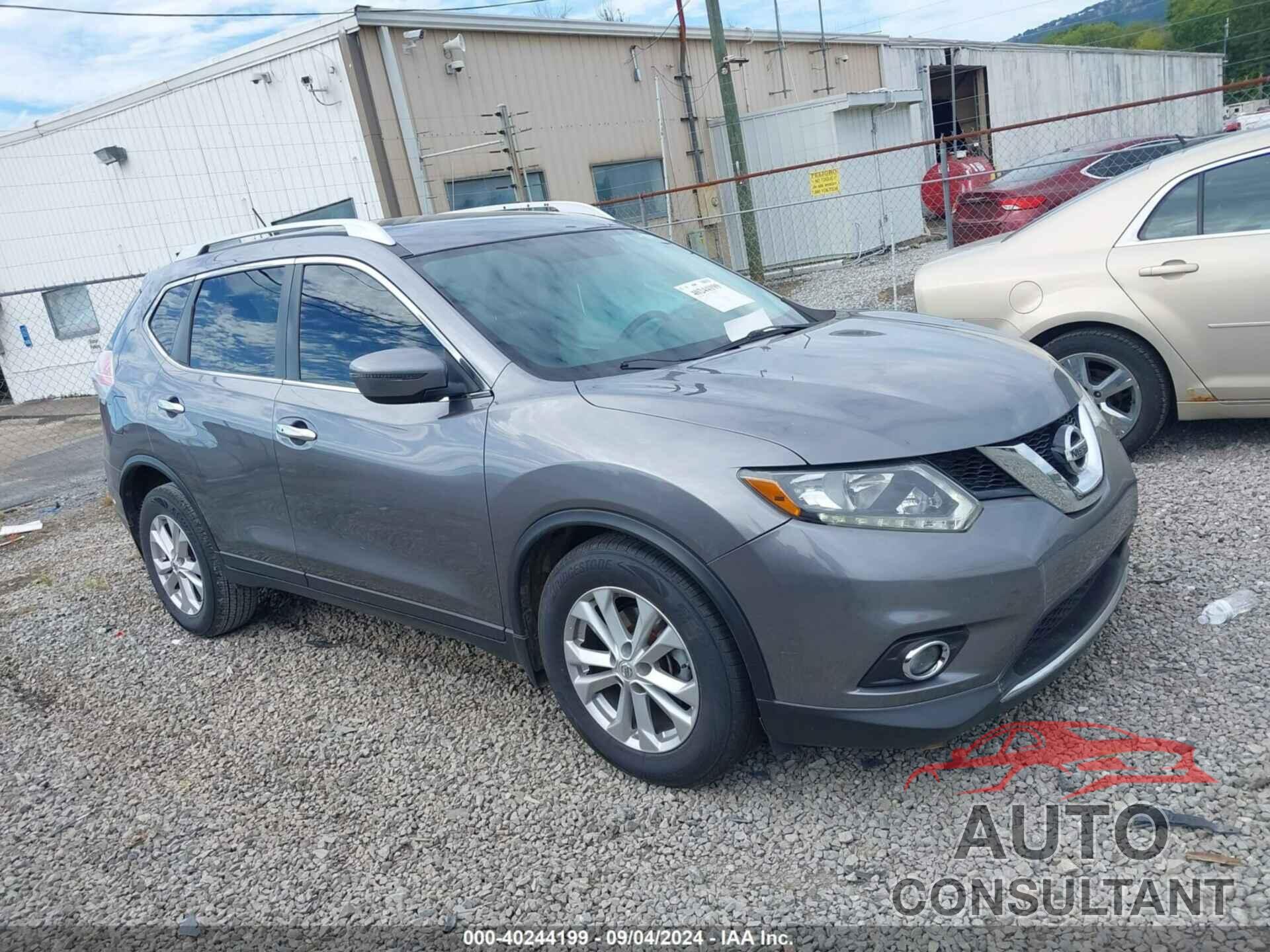 NISSAN ROGUE 2016 - KNMAT2MT4GP615955